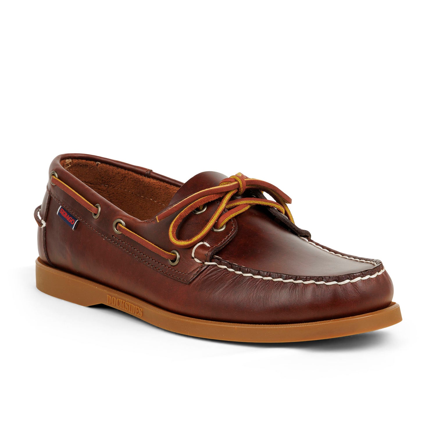Chaussures bateau Homme SEBAGO DOCKSIDES PORTLAND WAXED Marron