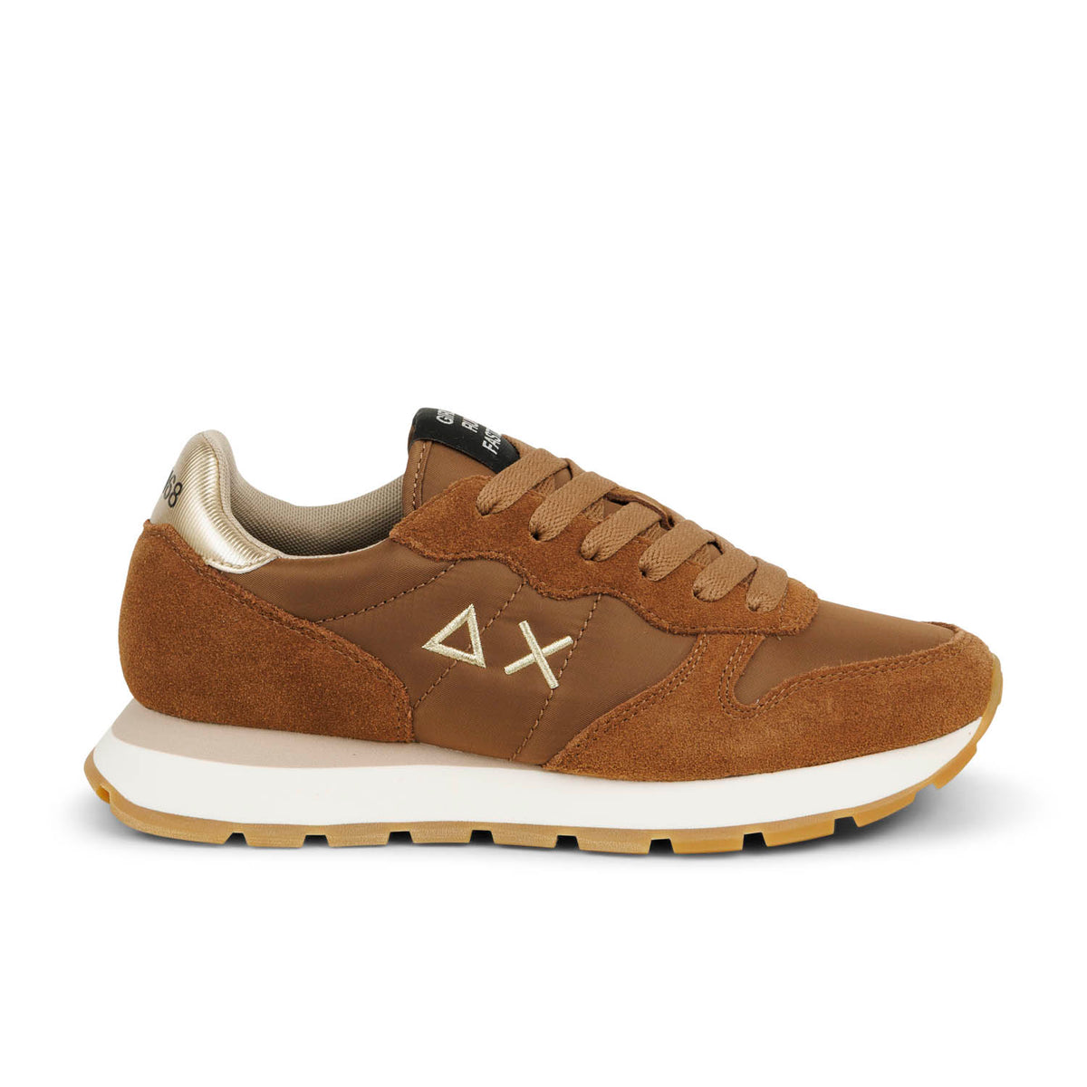 Baskets Femme SUN 68 ALLY GOLD Marron