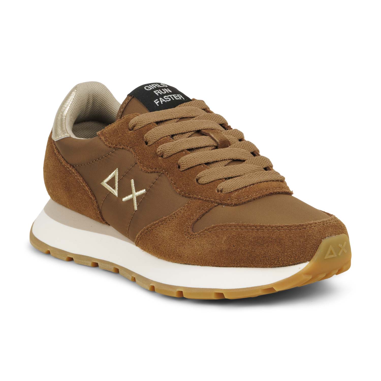Baskets Femme SUN 68 ALLY GOLD Marron