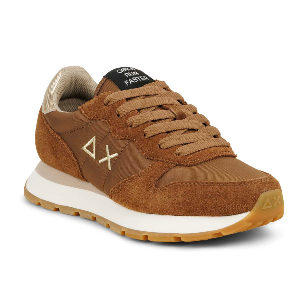 Baskets Femme SUN 68 ALLY GOLD Marron