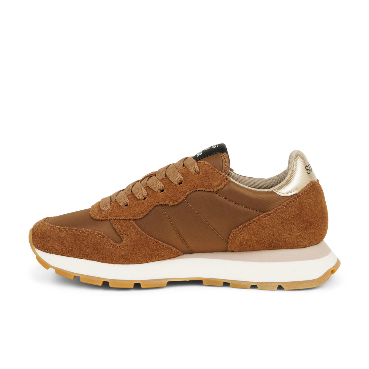 Baskets Femme SUN 68 ALLY GOLD Marron