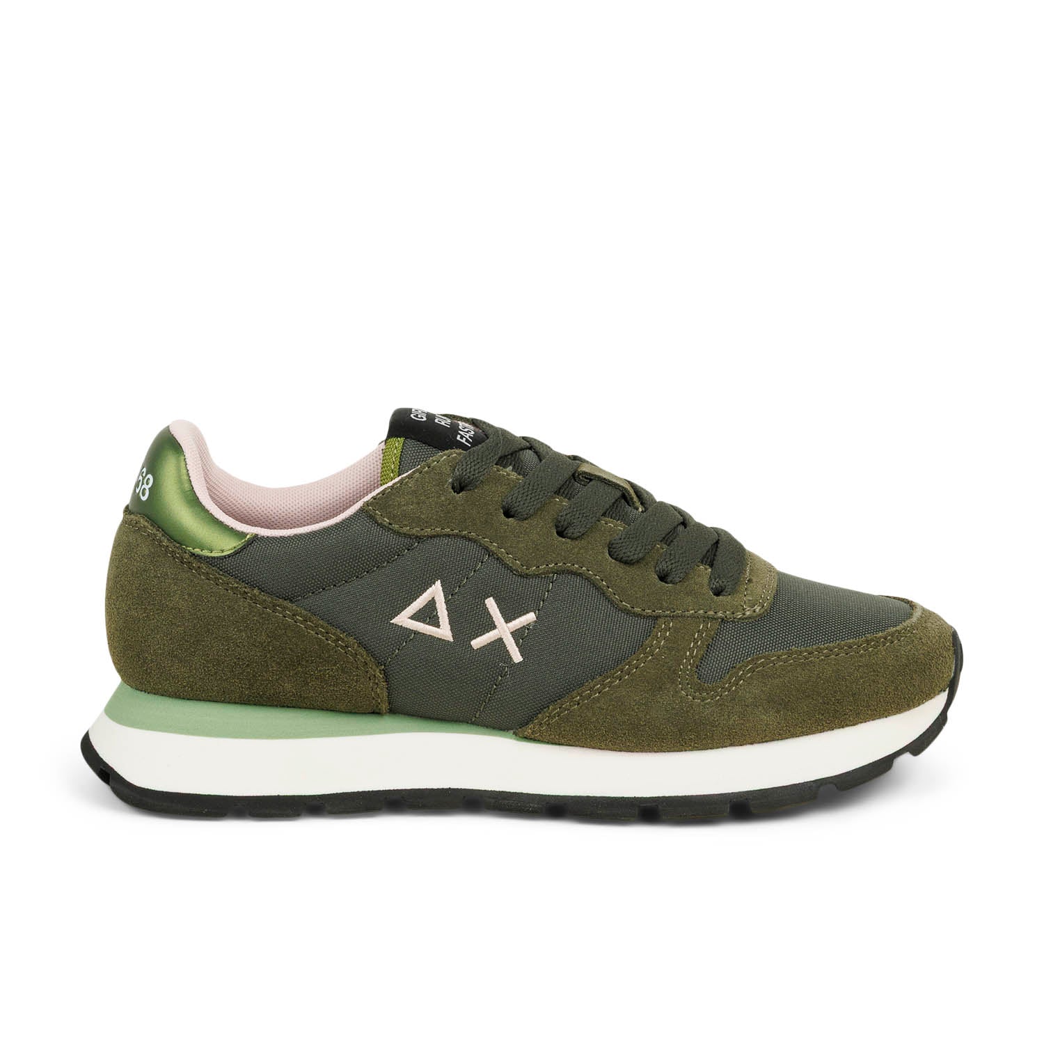 Baskets Femme SUN 68 ALLY SOLID Vert