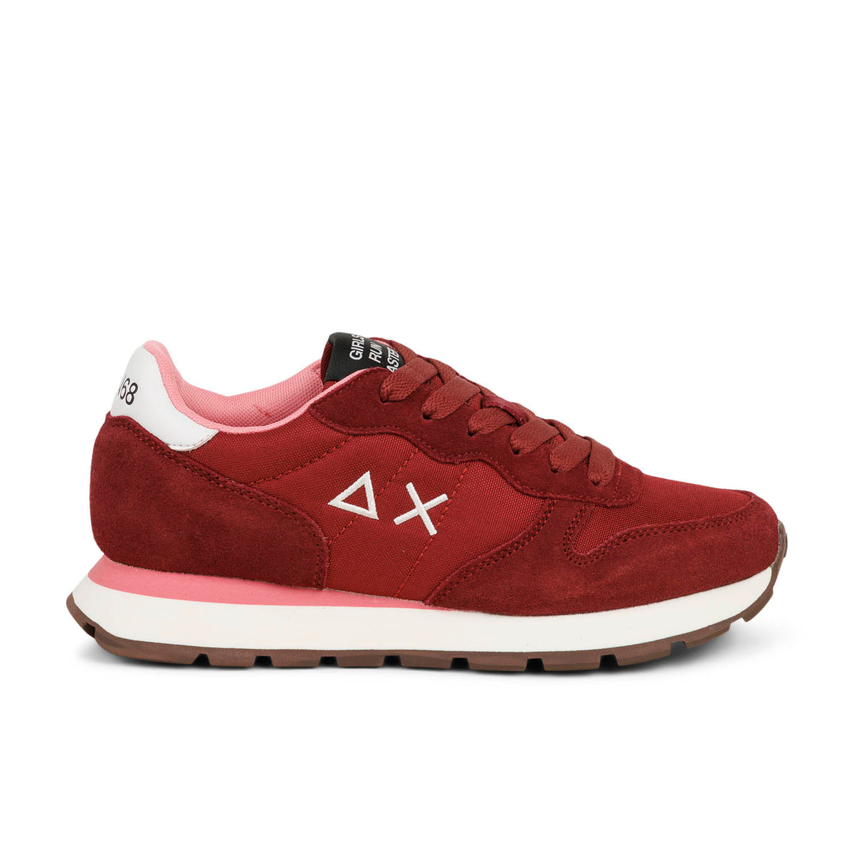 Baskets Femme SUN 68 ALLY SOLID Rouge
