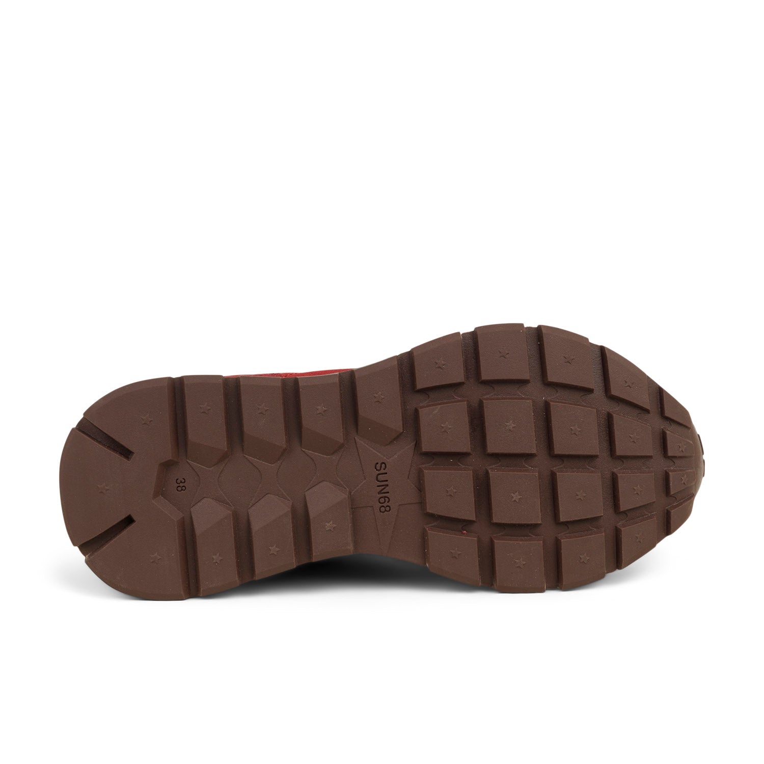 Baskets Femme SUN 68 ALLY SOLID Rouge