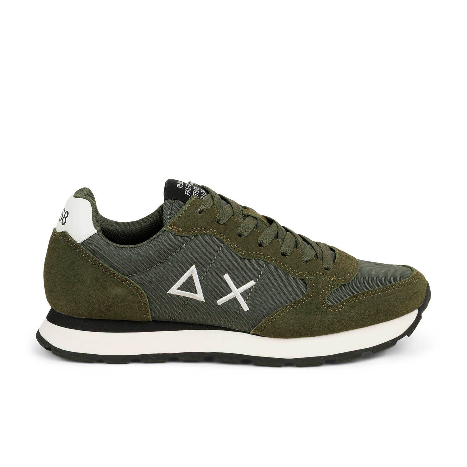 Baskets Homme SUN 68 TOM SOLID Vert