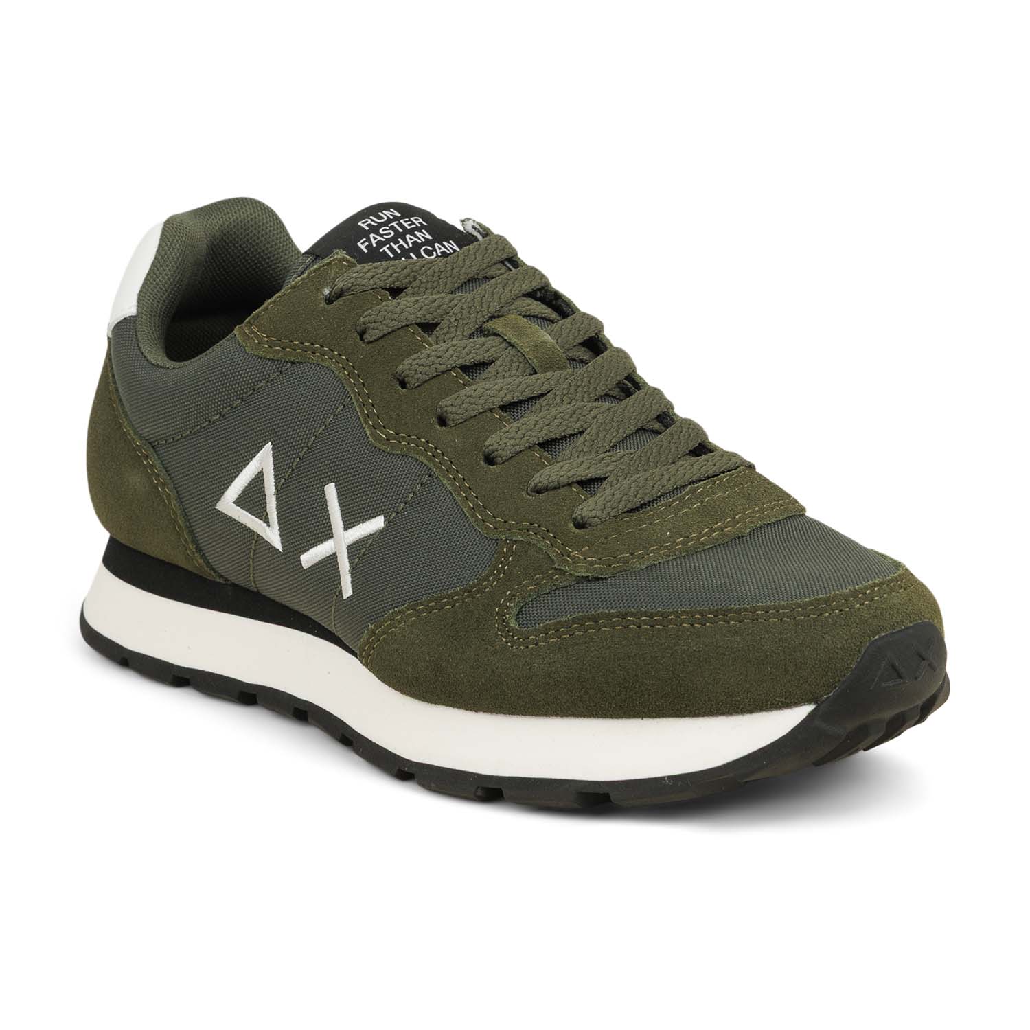 Baskets Homme SUN 68 TOM SOLID Vert