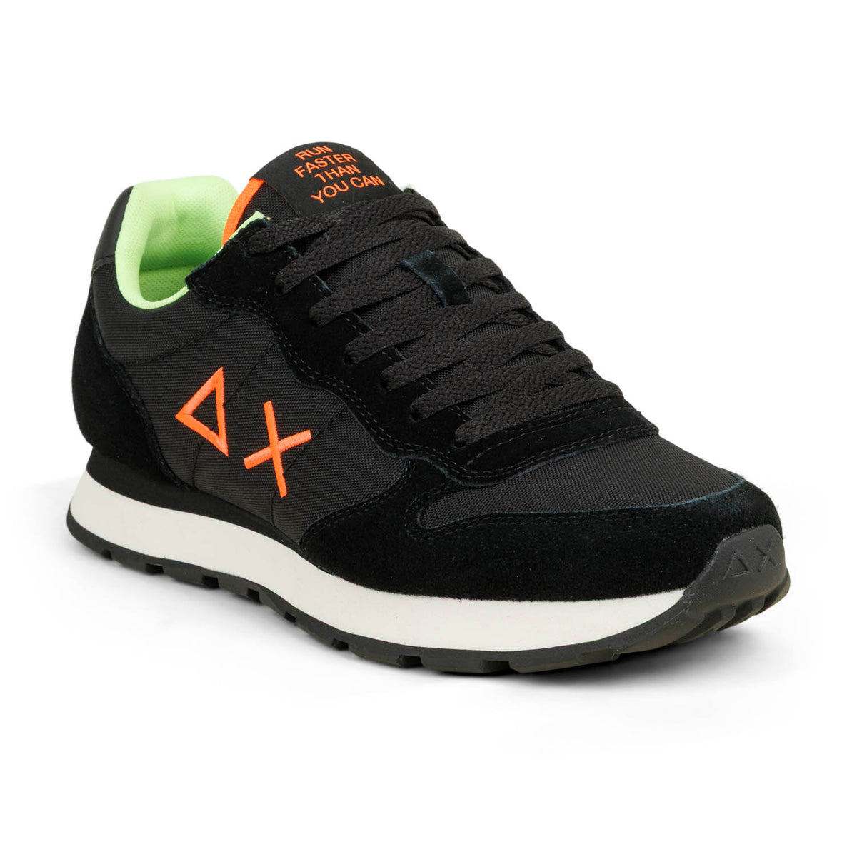 Baskets Homme SUN 68 TOM FLUO Noir