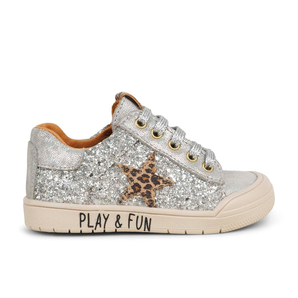 Baskets Enfant BOPY RELAXA Argent