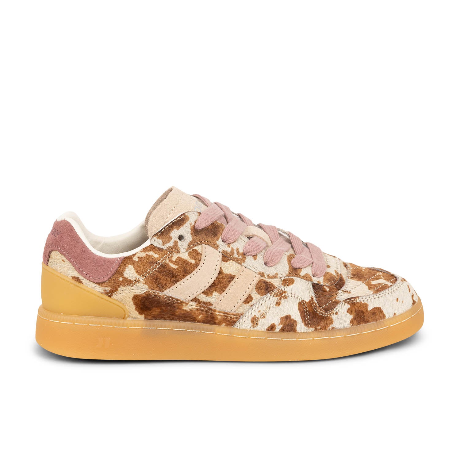 Sneakers Femme COOLWAY GOAL MOO SPLASH Marron
