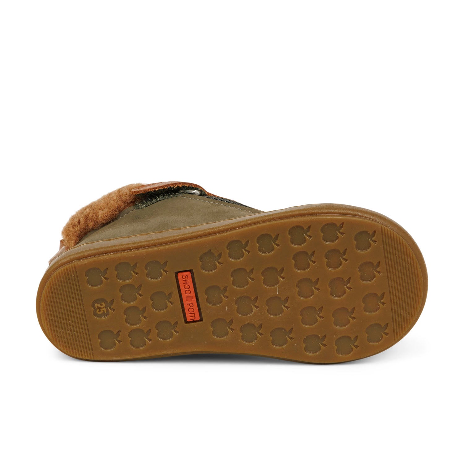 Chaussures montantes Enfant SHOO POM BOUBA ZIP WOOL Kaki