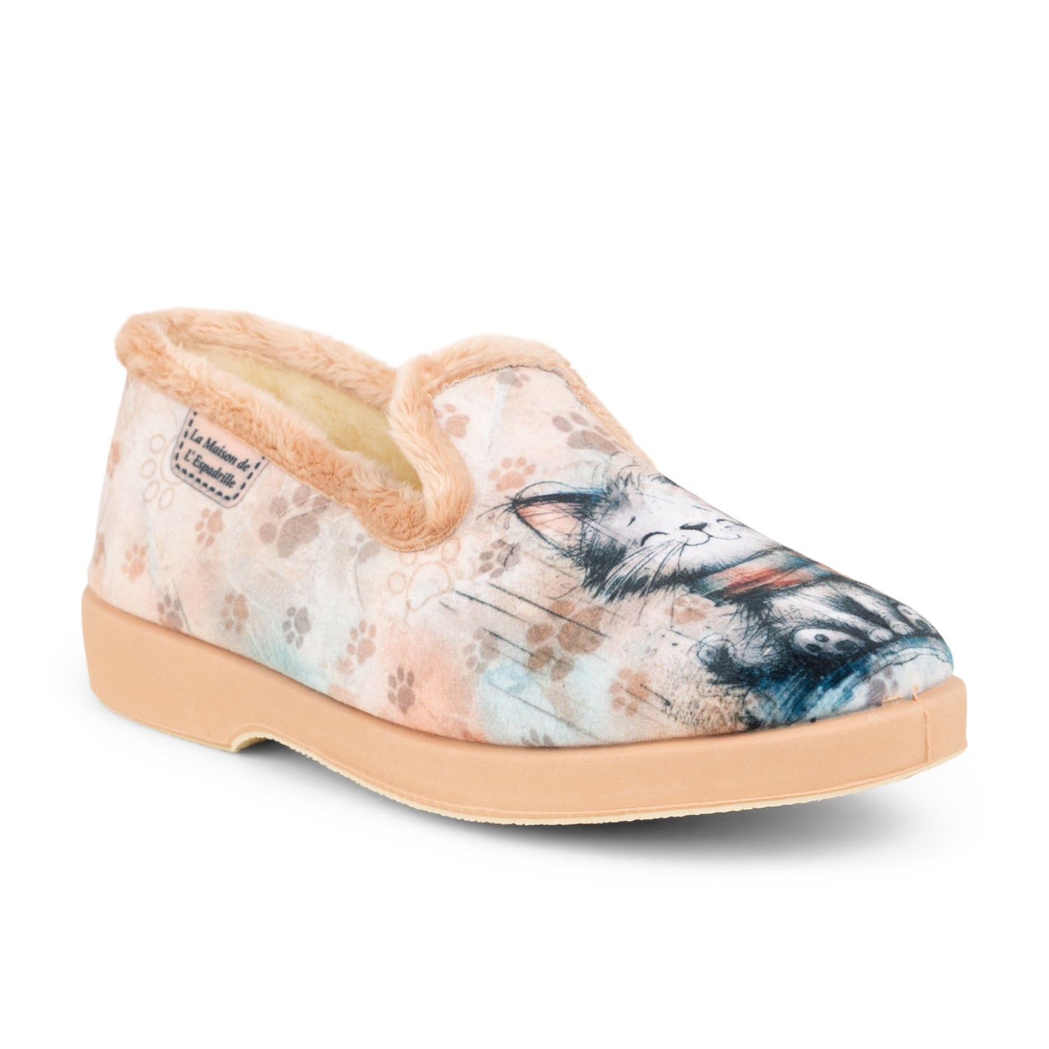 Chaussons Femme LA MAISON DE L'ESPADRILLE LACHATON Rose