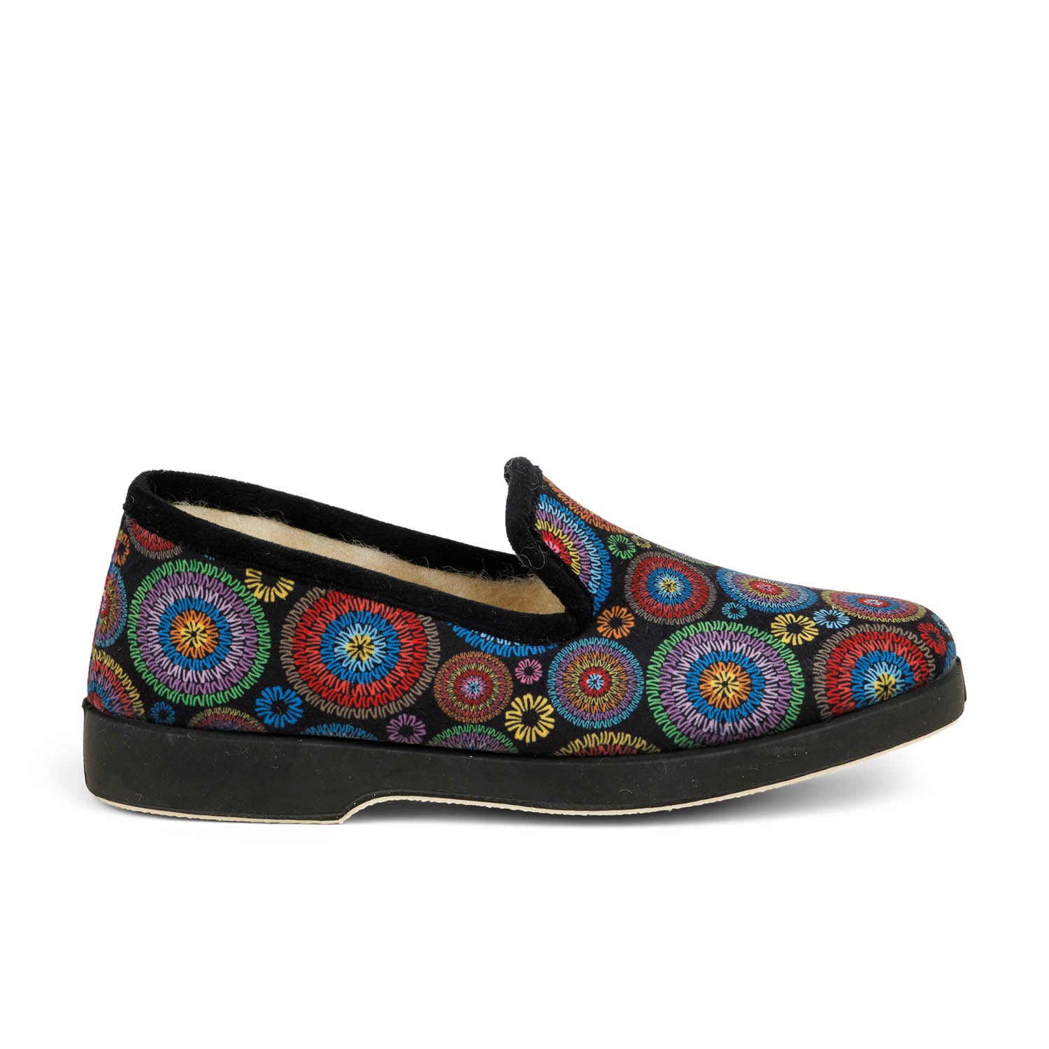 Chaussons Femme LA MAISON DE L'ESPADRILLE LADESI Noir