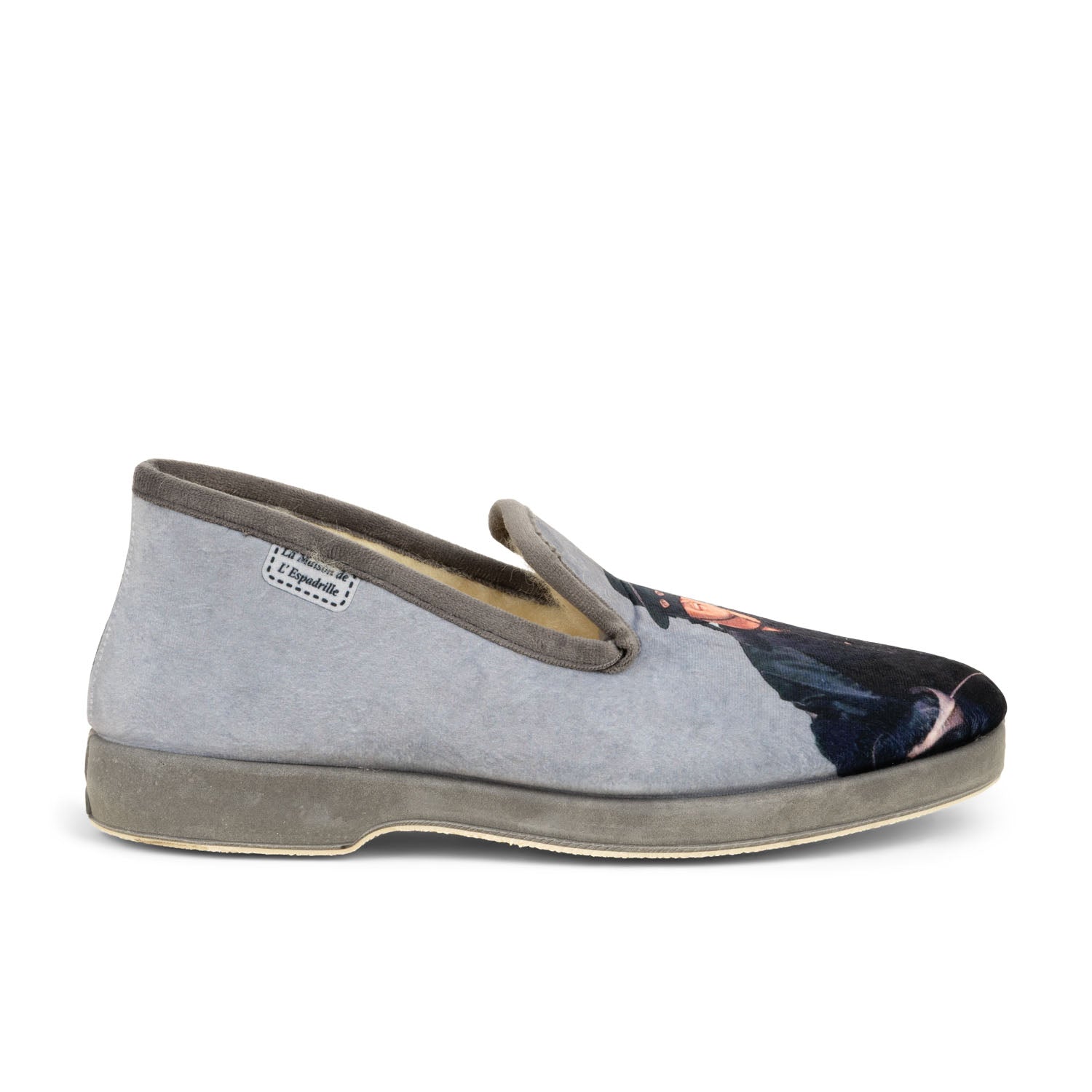 Chaussons Homme LA MAISON DE L'ESPADRILLE CHARZORO Gris