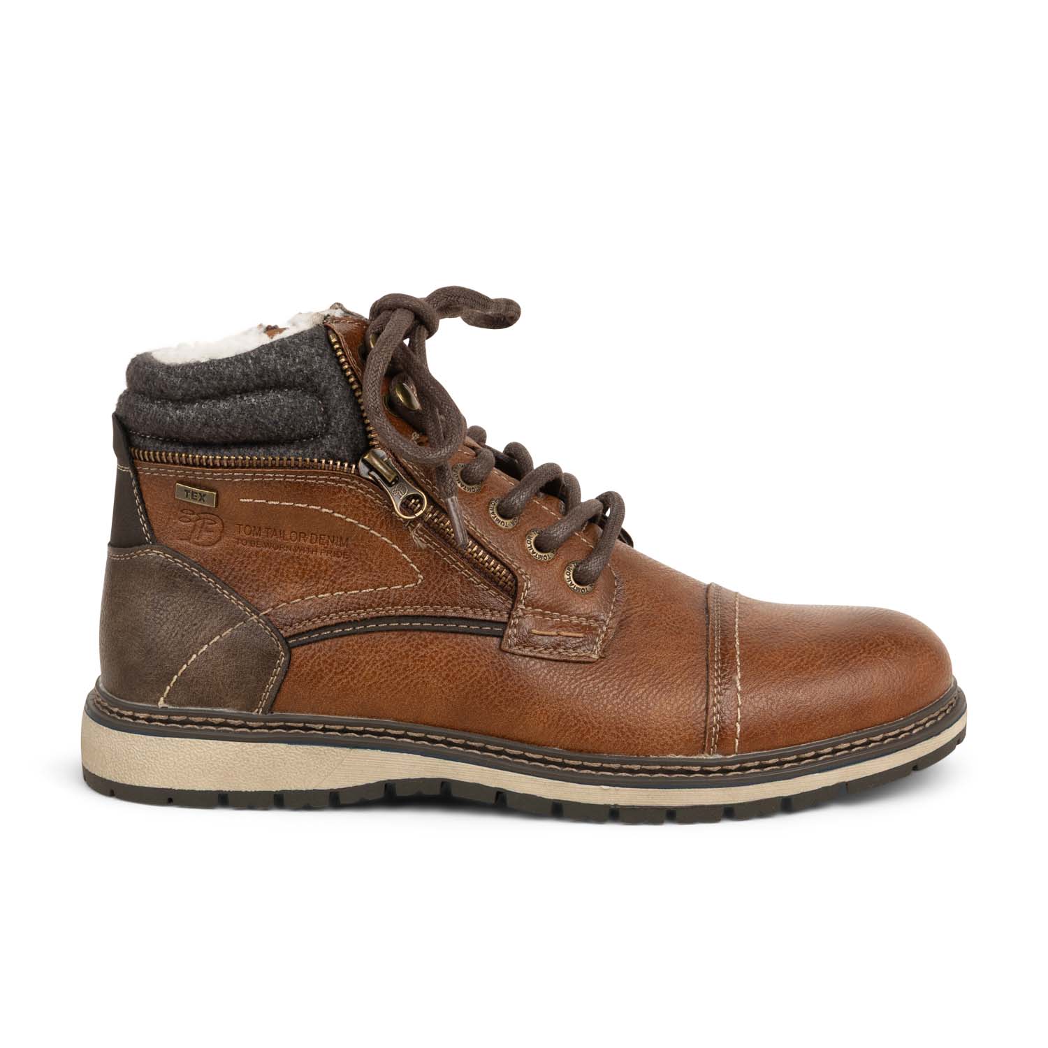 Boots et bottines Homme TOM TAILOR TOMA Marron