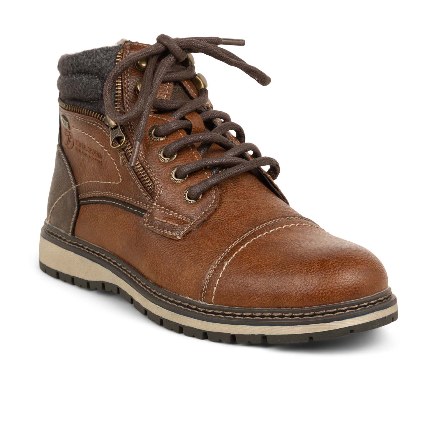 Boots et bottines Homme TOM TAILOR TOMA Marron