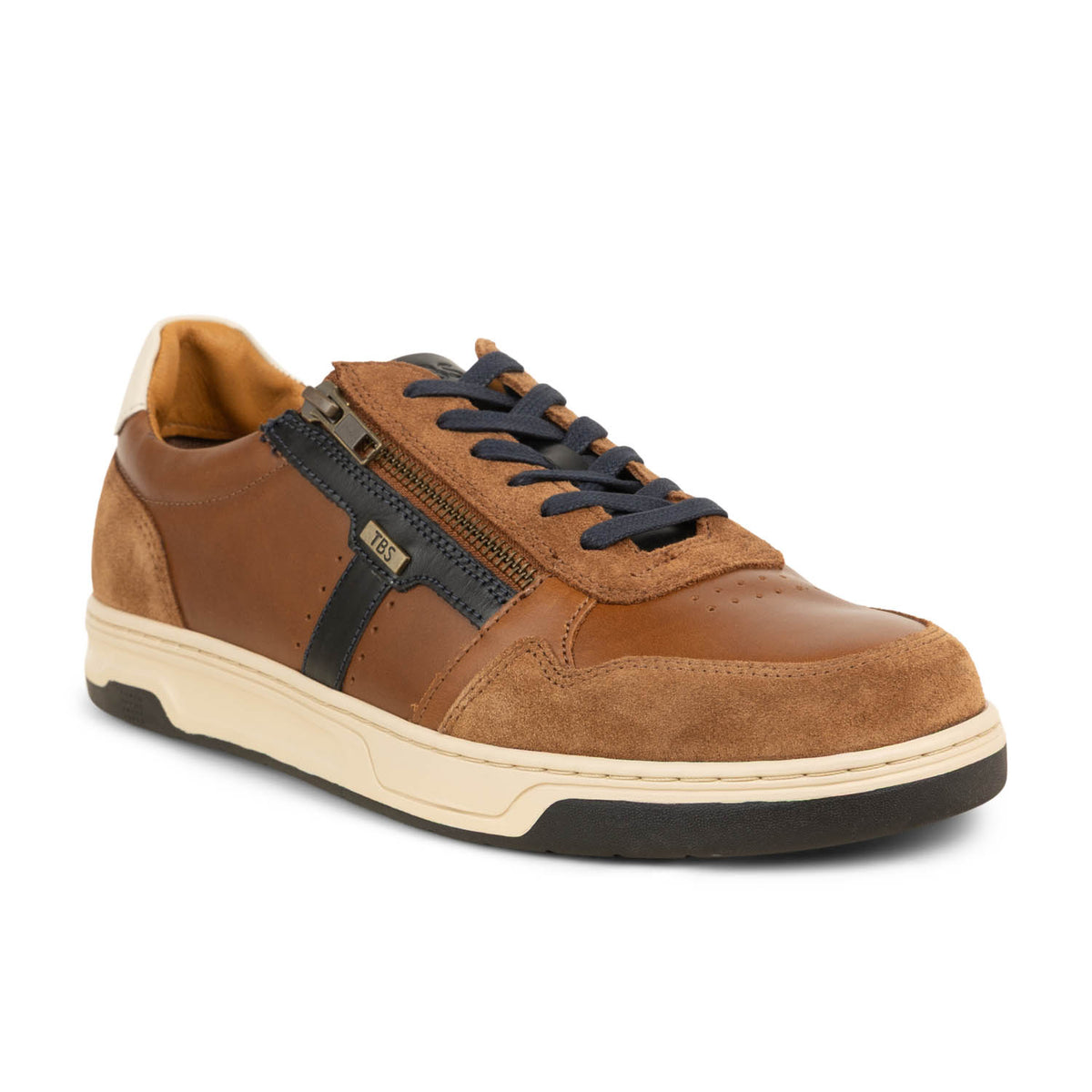 Baskets Homme TBS THEOZIP Marron