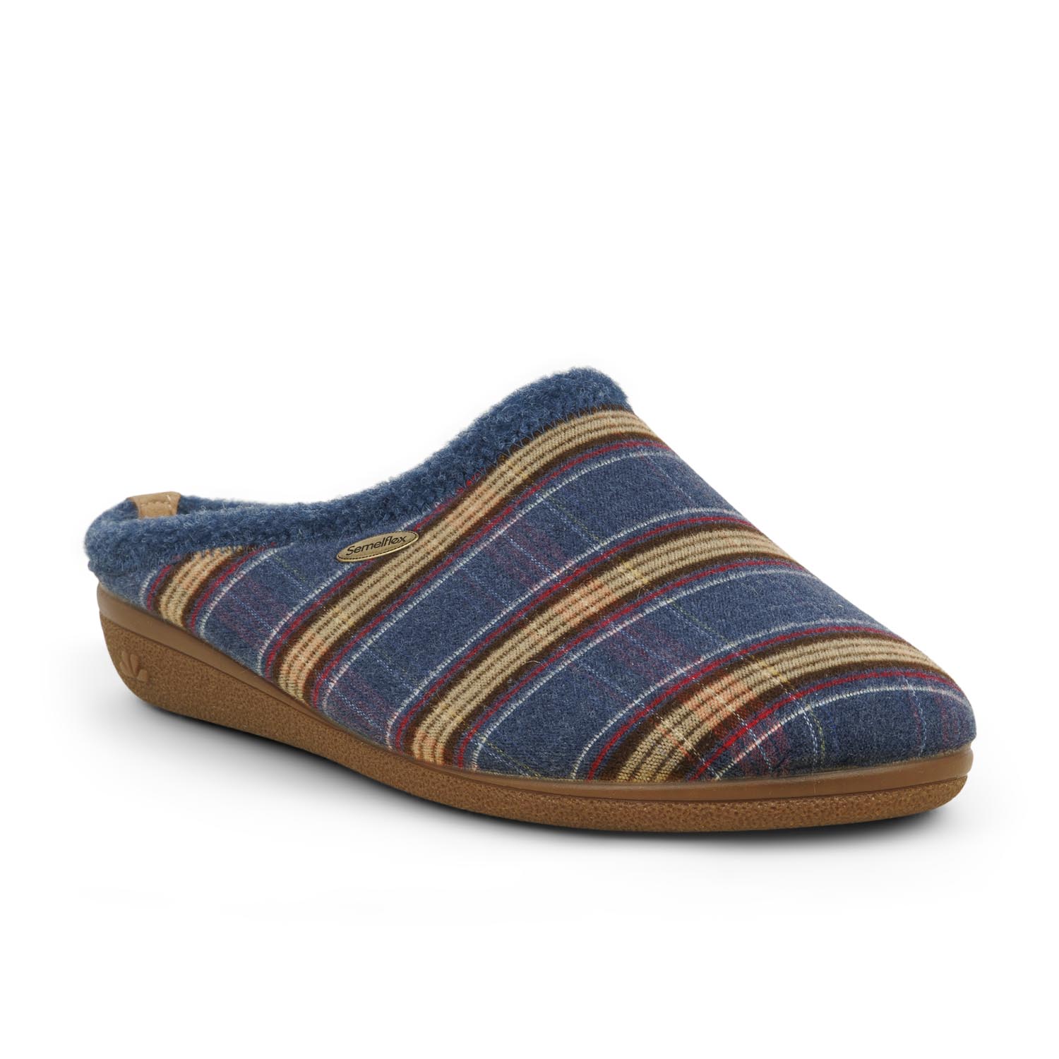 Chaussons Homme SEMELFLEX DEUX ALPES Bleu