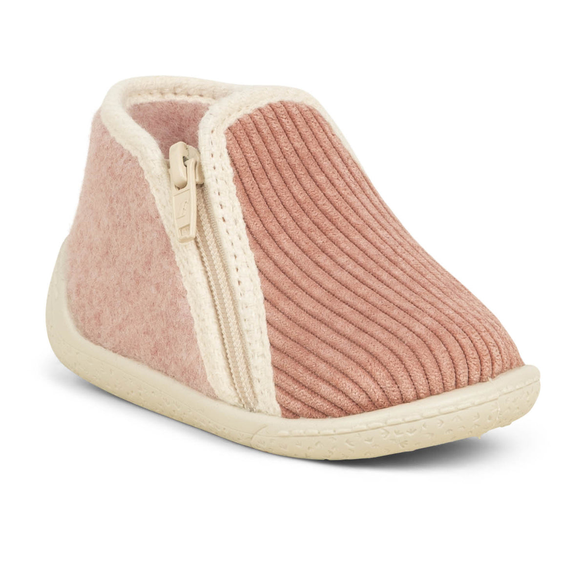 Chaussons Enfant BOSSI VELOURS GIRL Rose