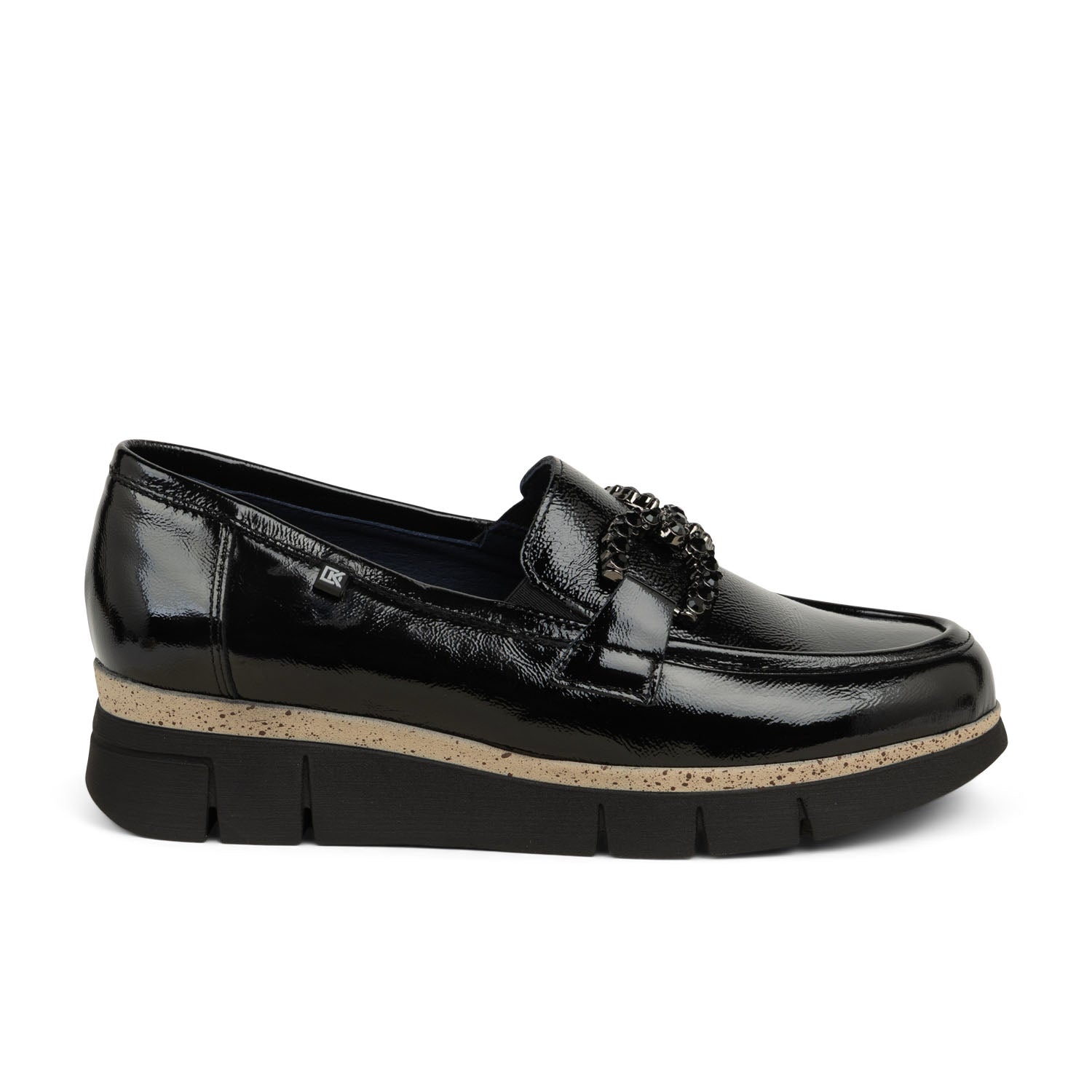 Mocassins Femme FLUCHOS DODIND D9325 Noir