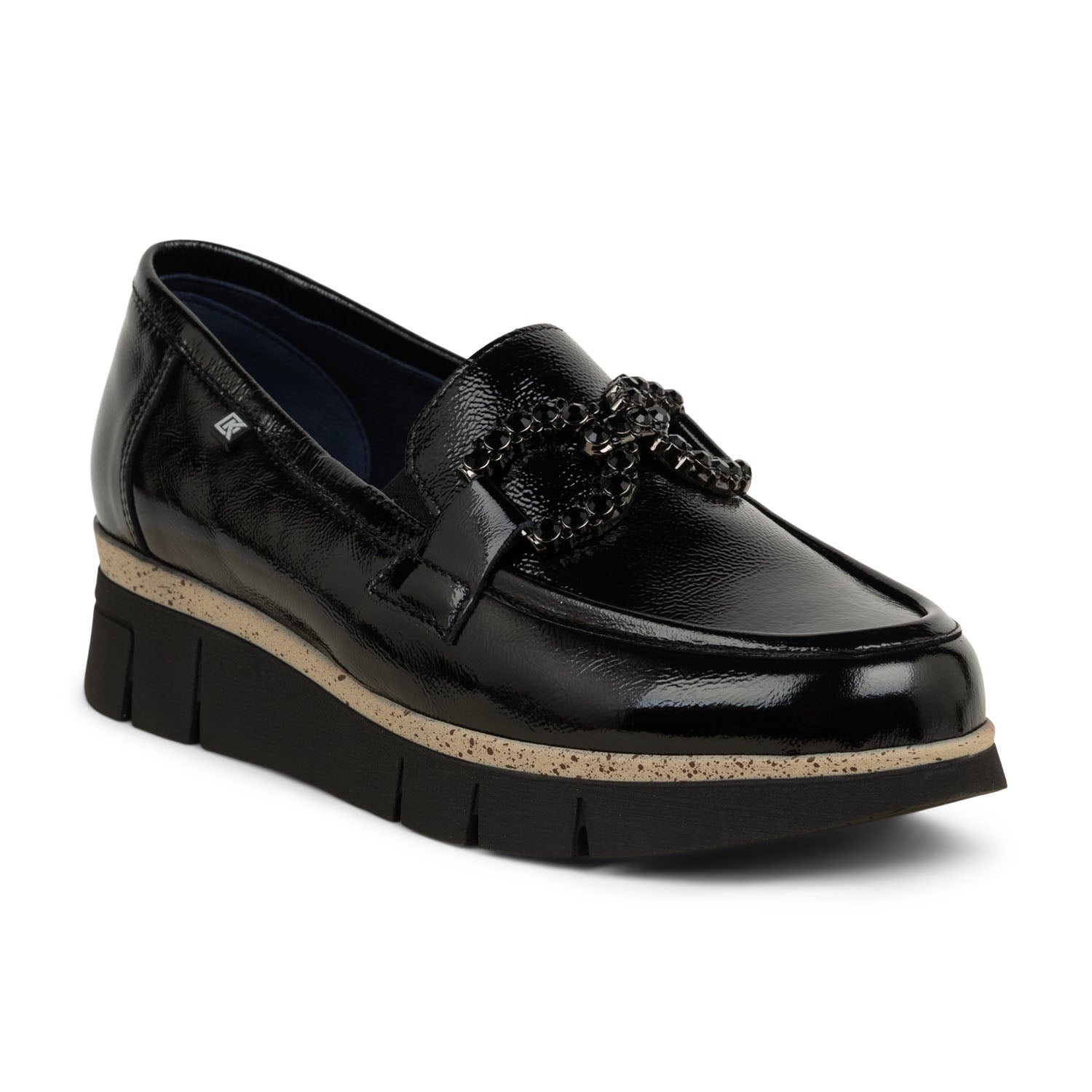 Mocassins Femme FLUCHOS DODIND D9325 Noir