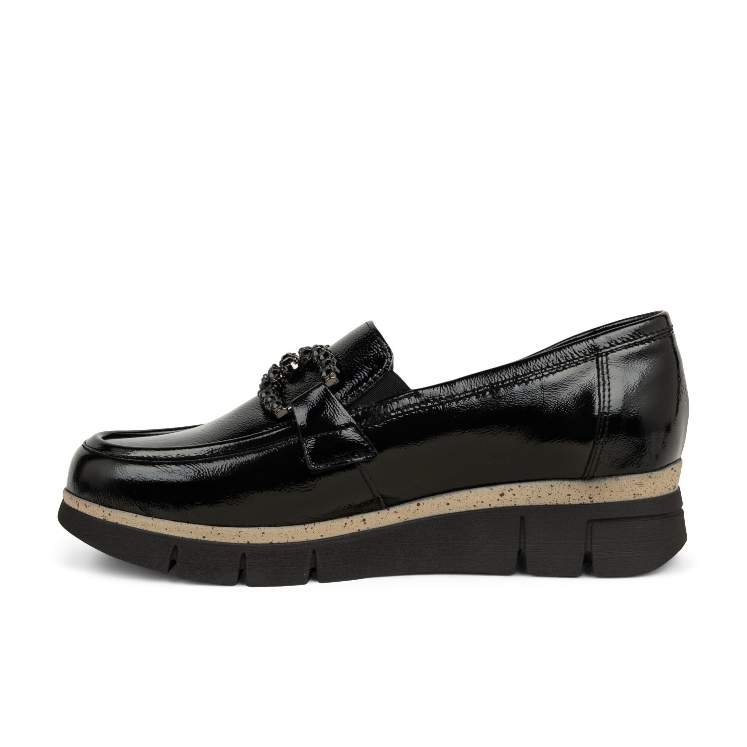 Mocassins Femme FLUCHOS DODIND D9325 Noir