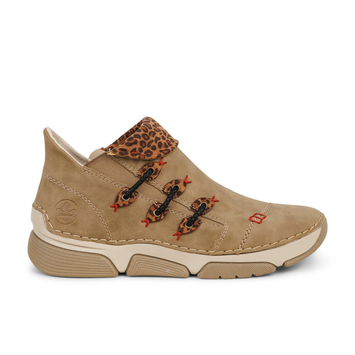 Baskets Femme RIEKER RIK Beige
