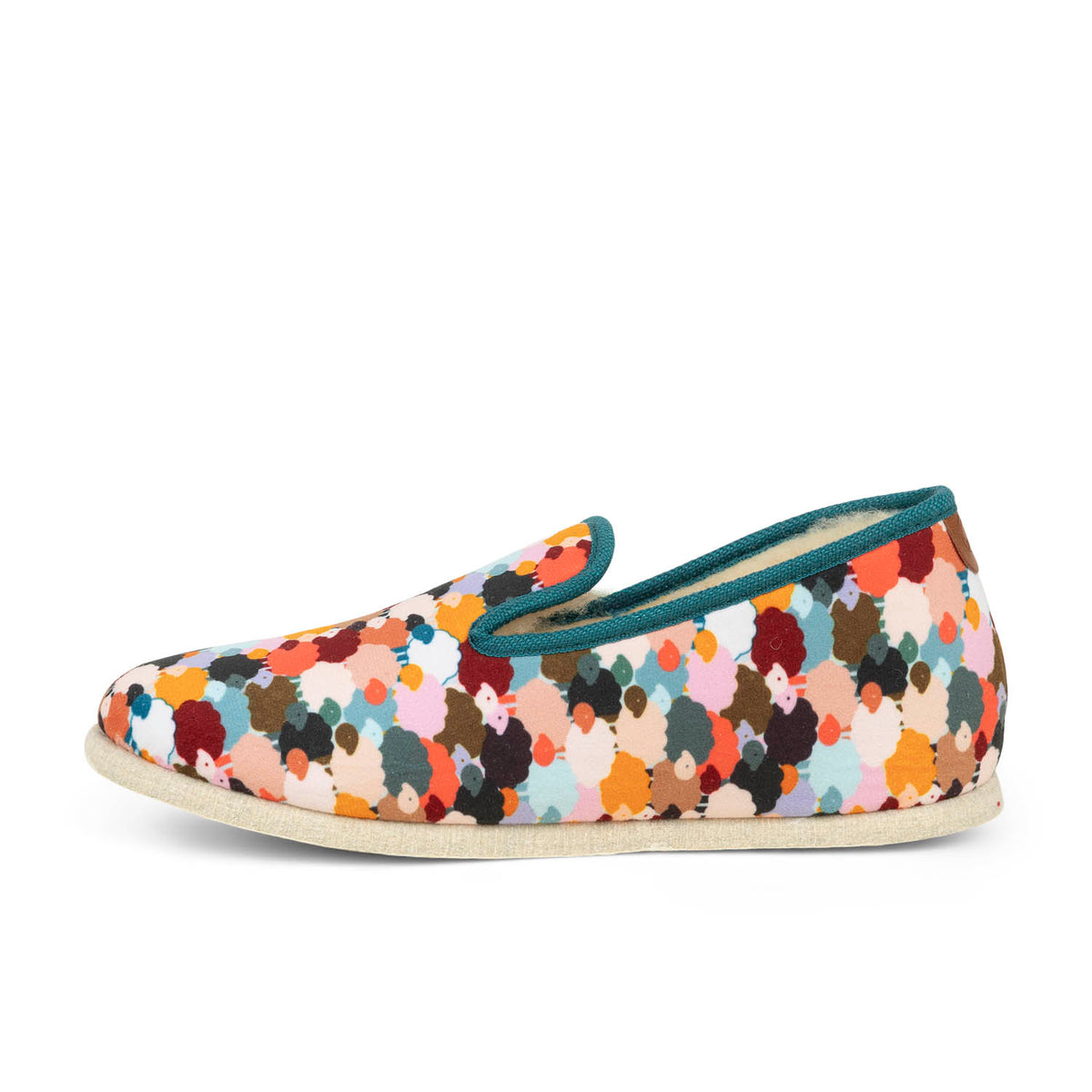 Chaussons Femme CHAUSSE MOUTON WALLY Multicolore