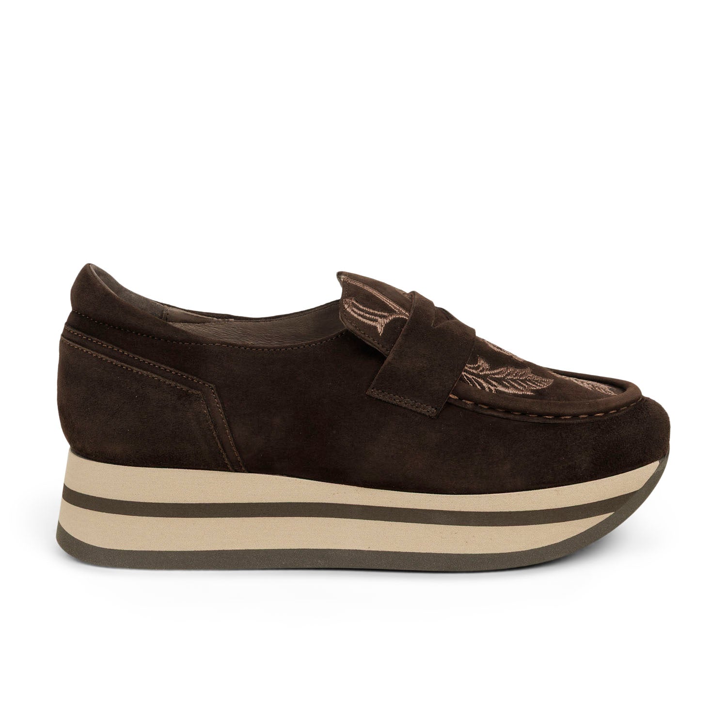 Mocassins Femme SOFTWAVES CHELBY Marron