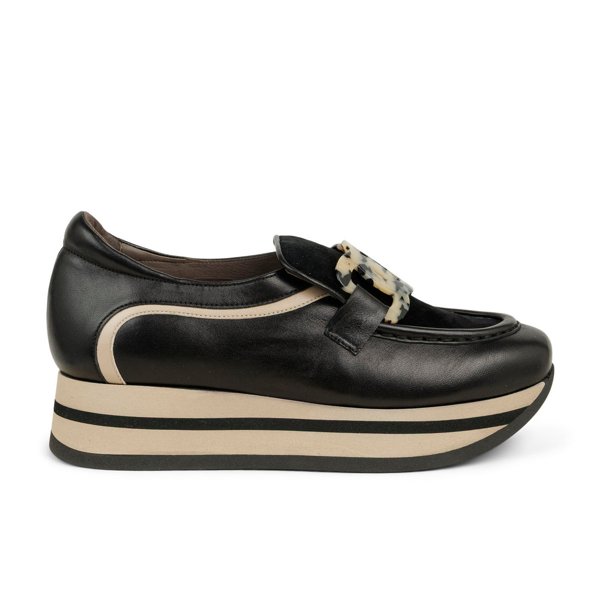 Mocassins Femme SOFTWAVES CARINE Noir