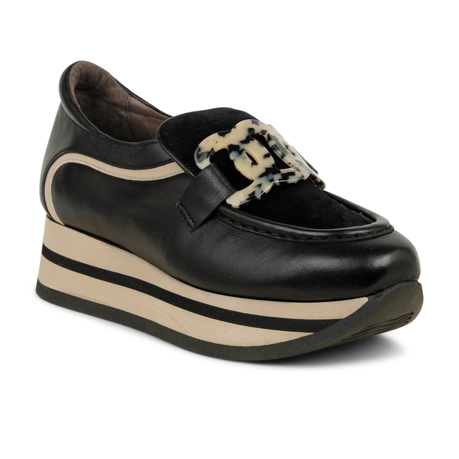 Mocassins Femme SOFTWAVES CARINE Noir