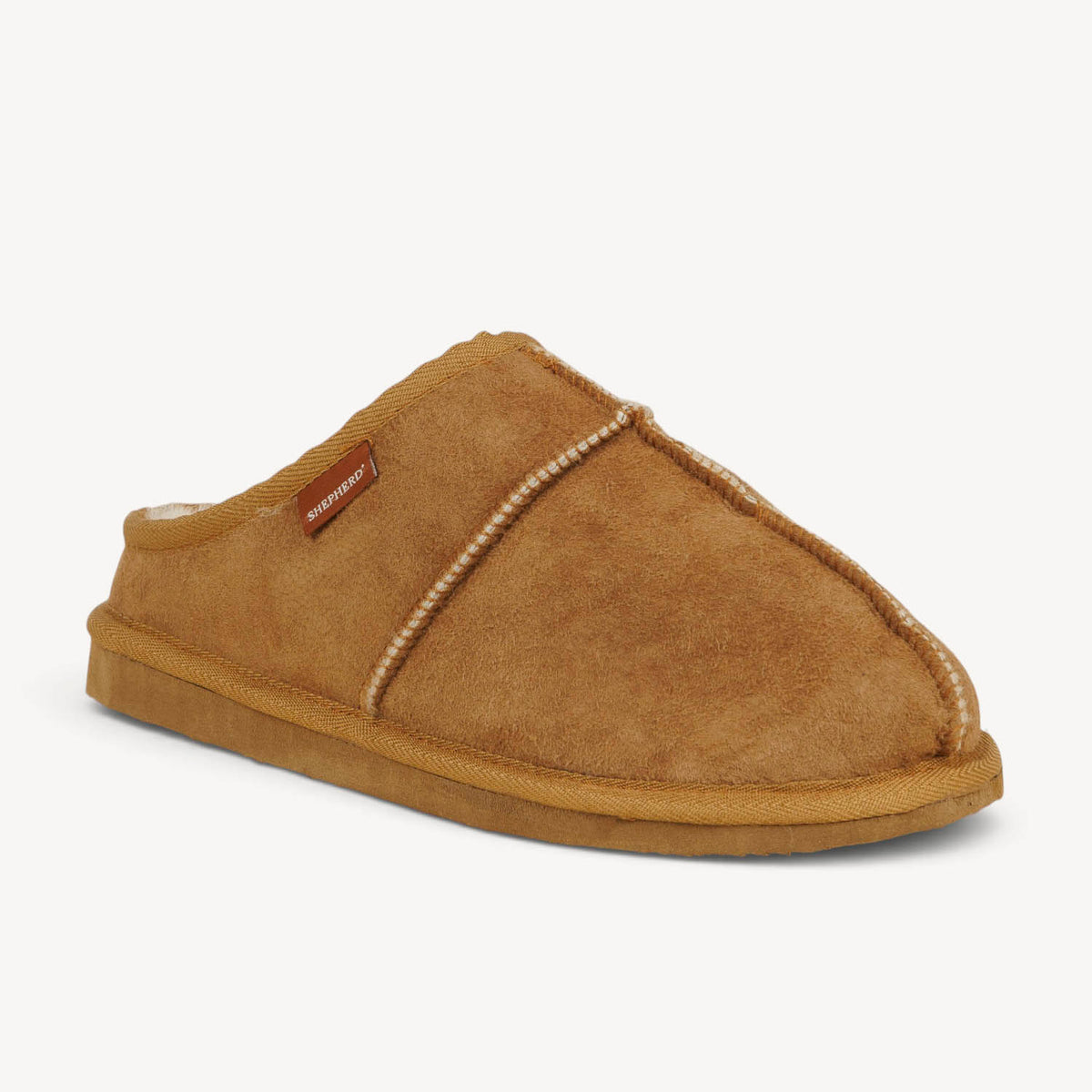 Chaussons,Mules Femme SHEPHERD BOBO Marron