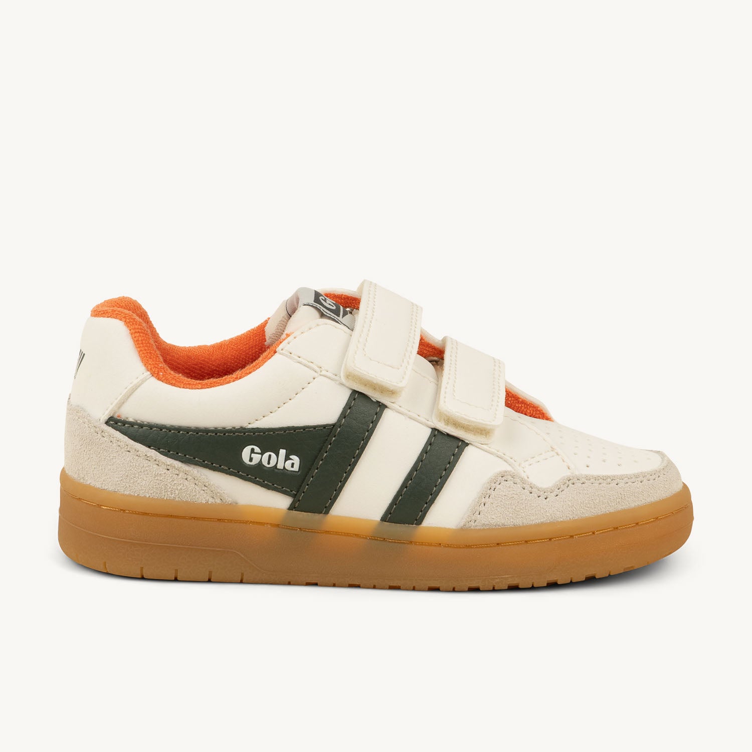 Baskets Enfant GOLA EAGLE STRAP Blanc