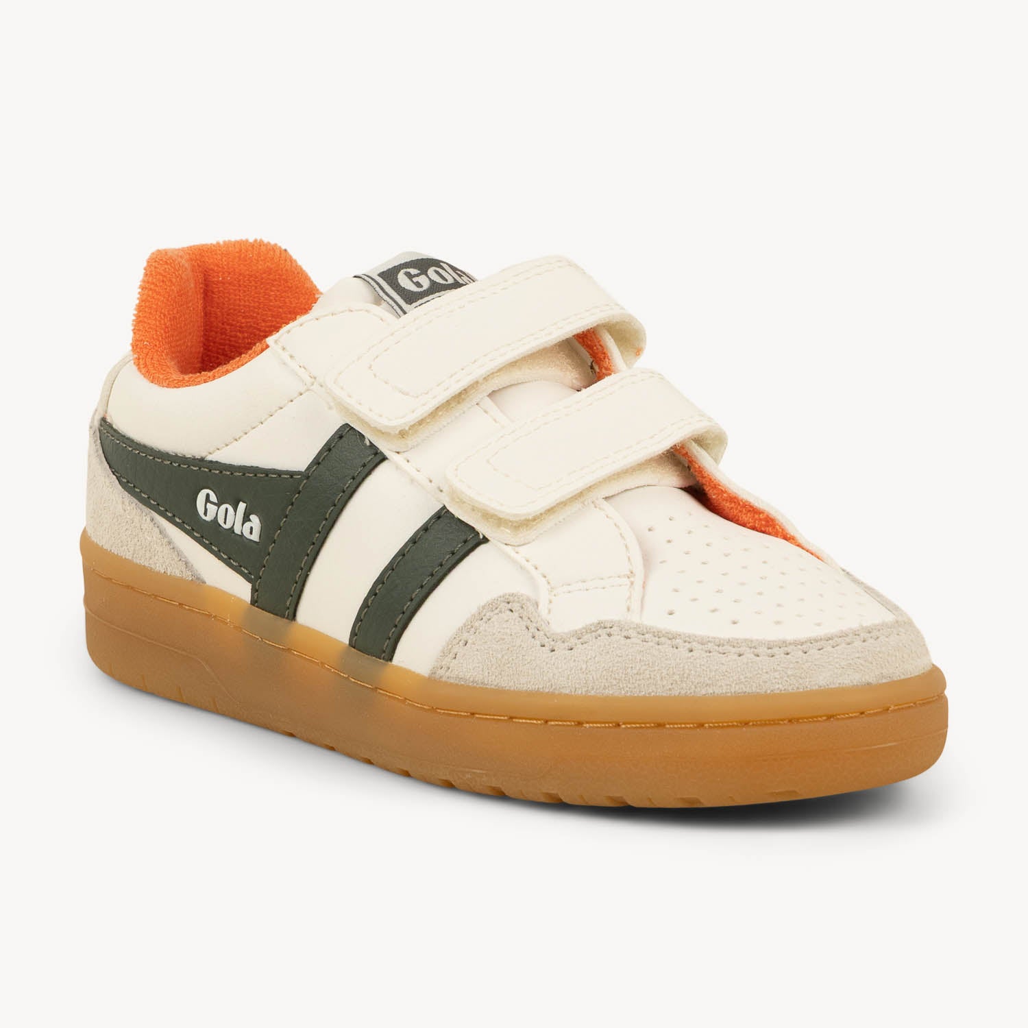 Baskets Enfant GOLA EAGLE STRAP Blanc