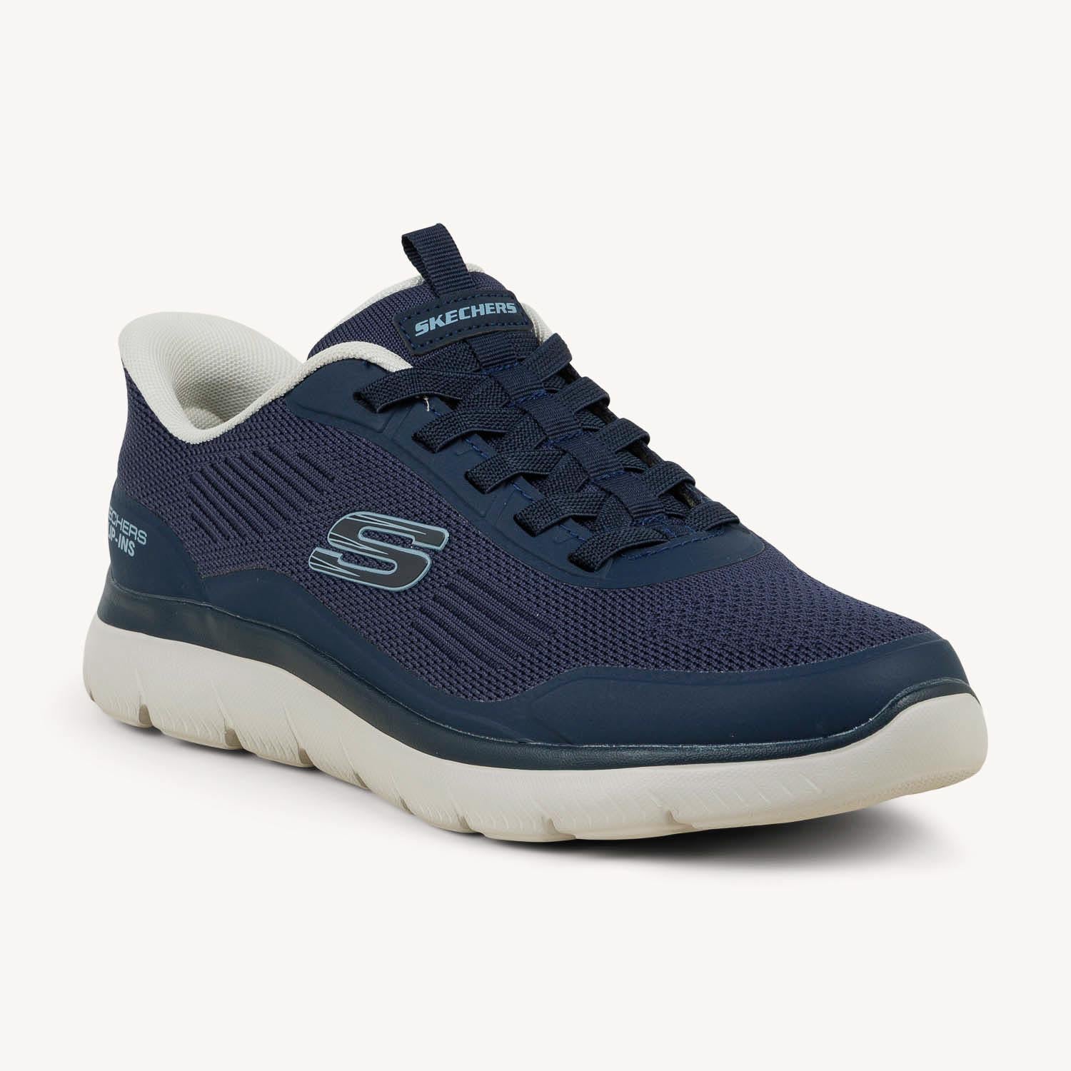 Baskets Homme SKECHERS SUMMITS SLIP INS Bleu
