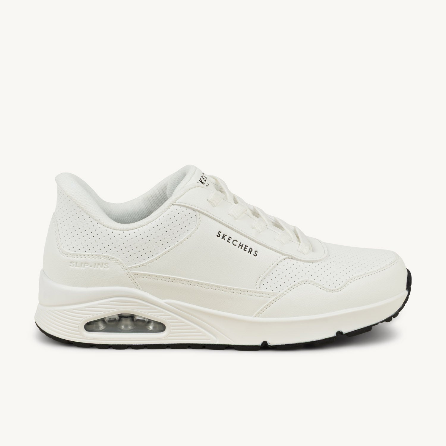 Baskets Homme SKECHERS UNO BANKSIA LUXE SLIP INS Blanc
