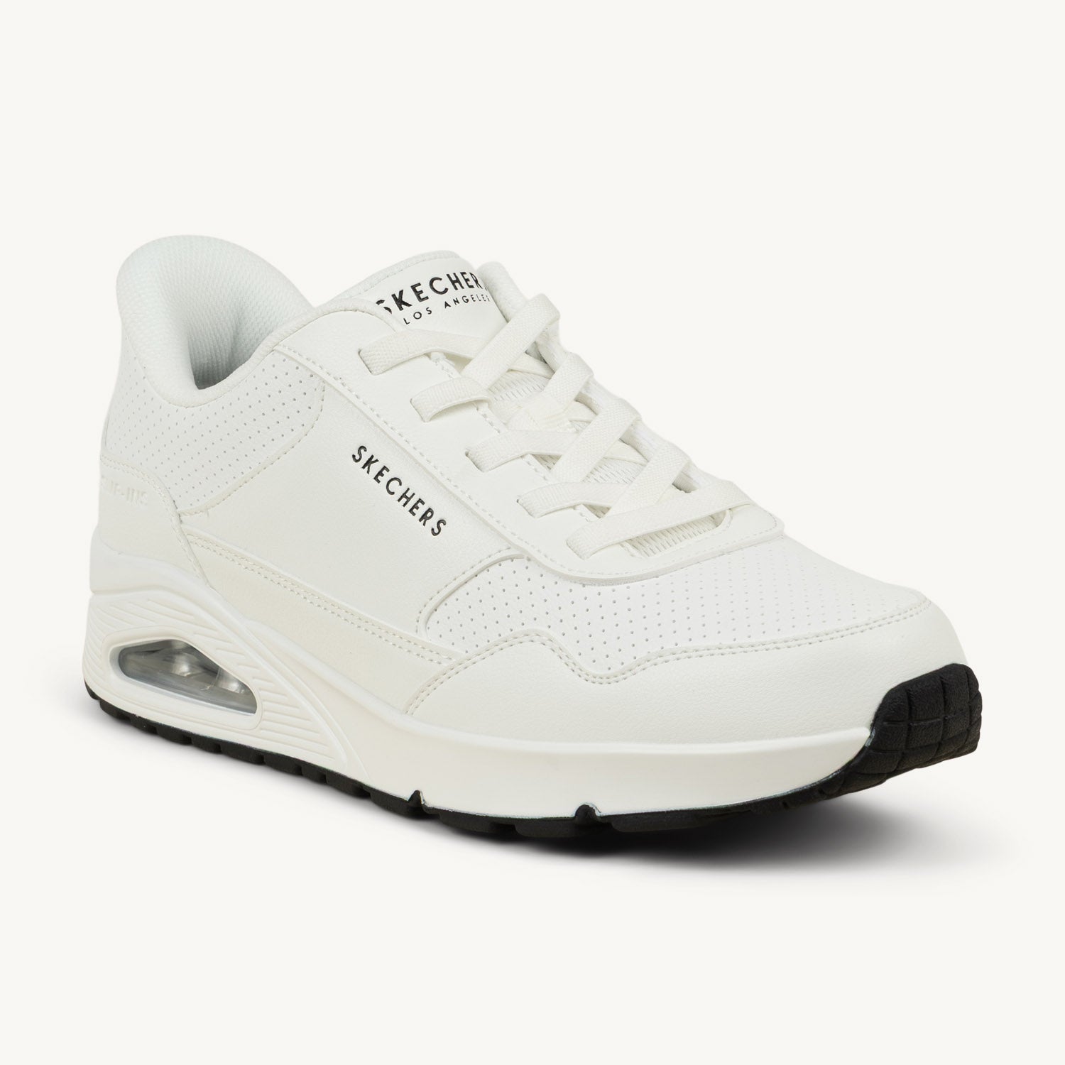 Baskets Homme SKECHERS UNO BANKSIA LUXE SLIP INS Blanc