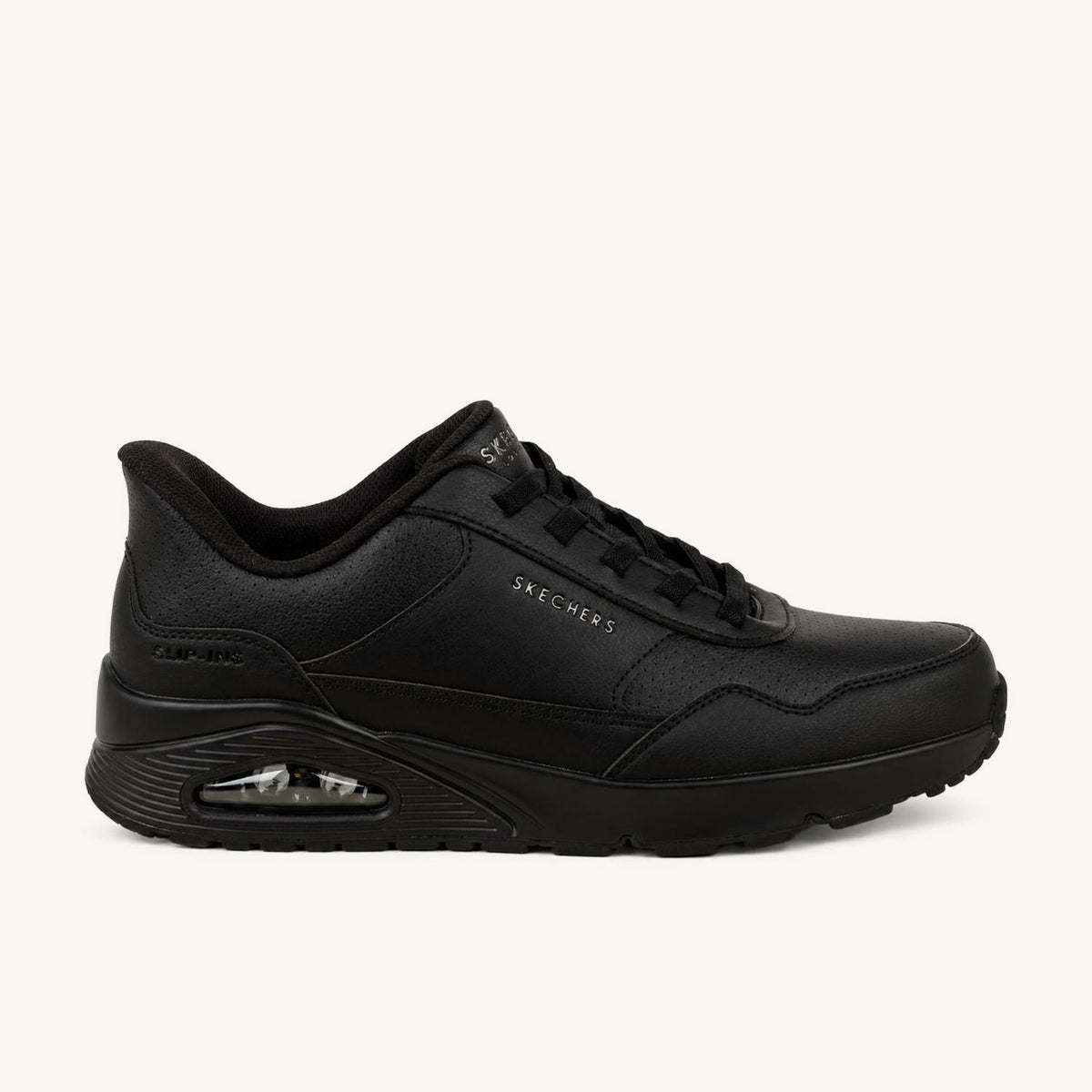 Sneakers Homme SKECHERS UNO BANKSIA LUXE SLIP INS Noir