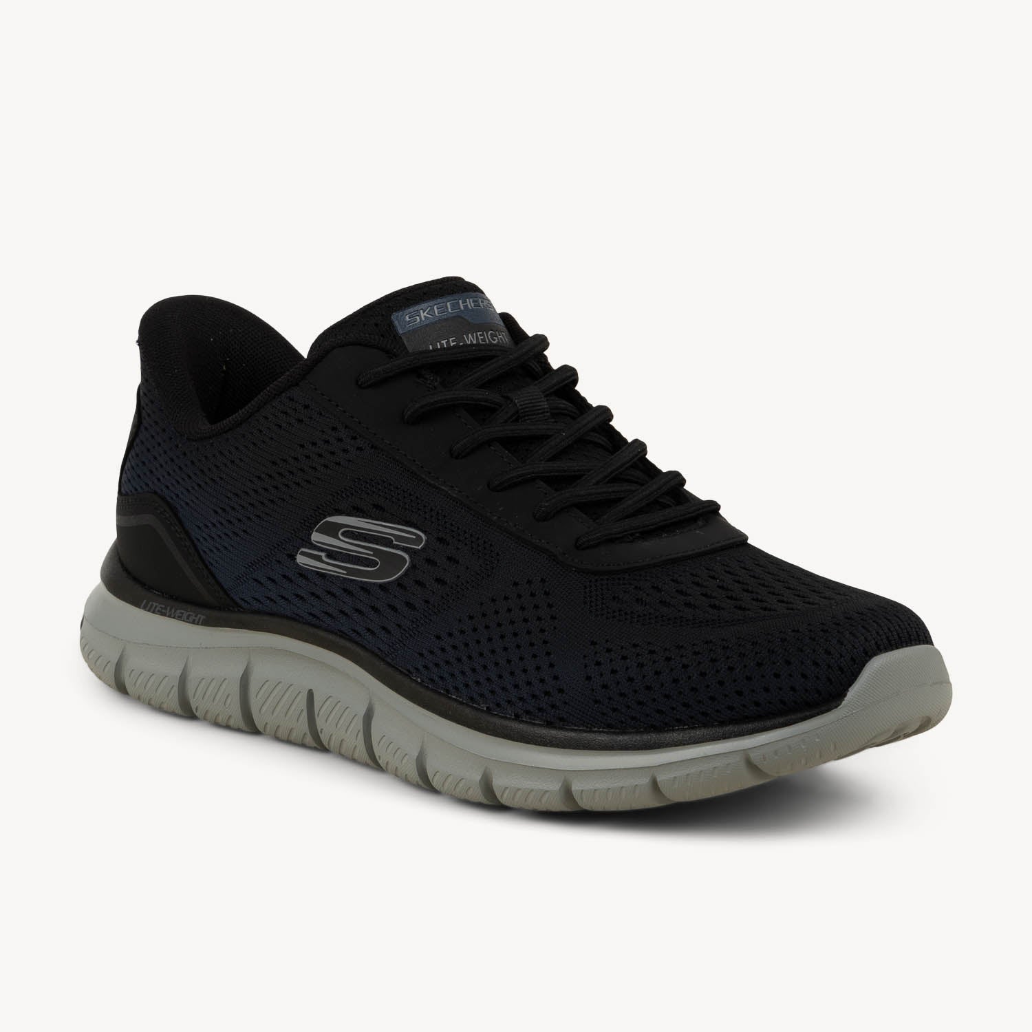 Baskets Homme SKECHERS TRACK REVNO SLIP INS Noir