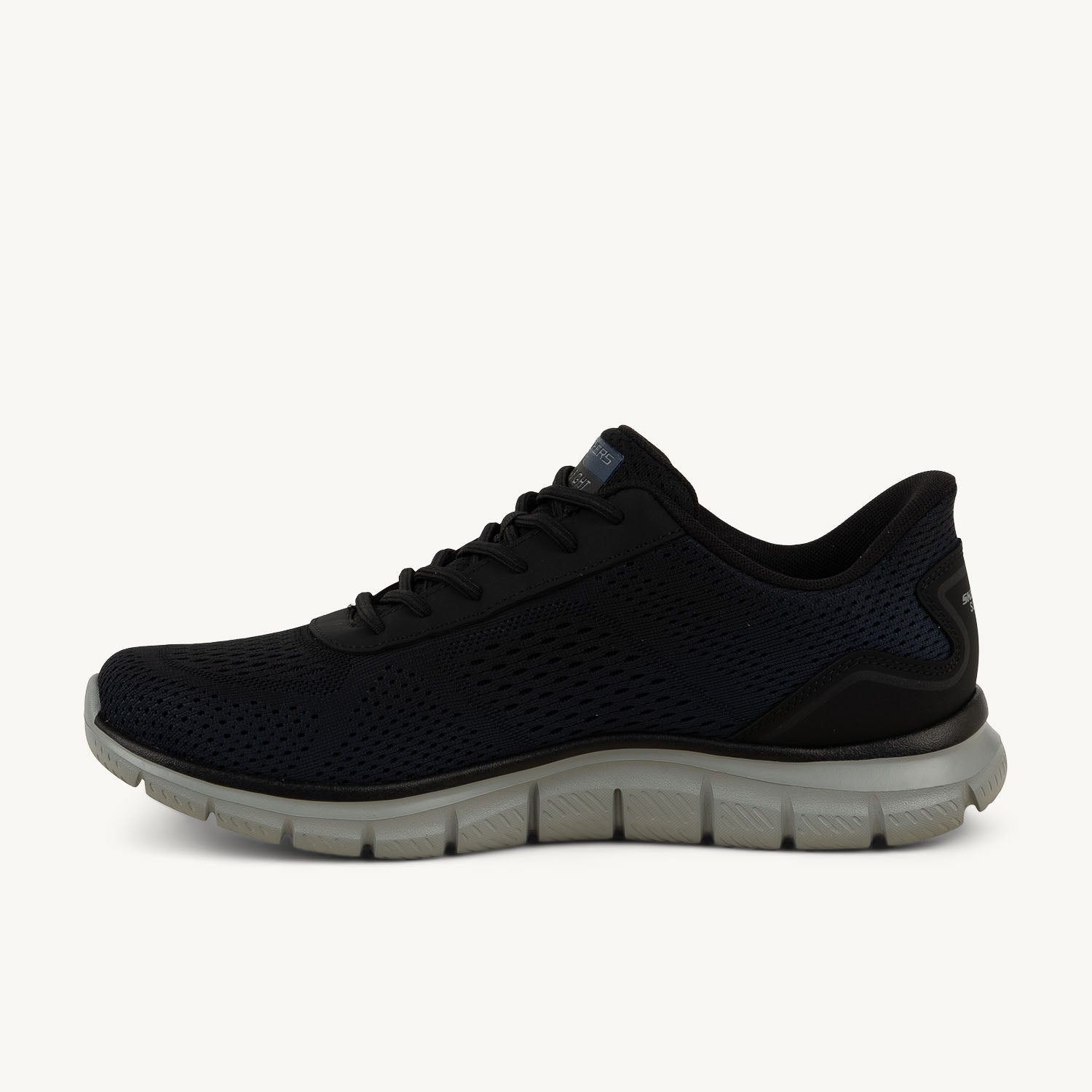 Baskets Homme SKECHERS TRACK REVNO SLIP INS Noir