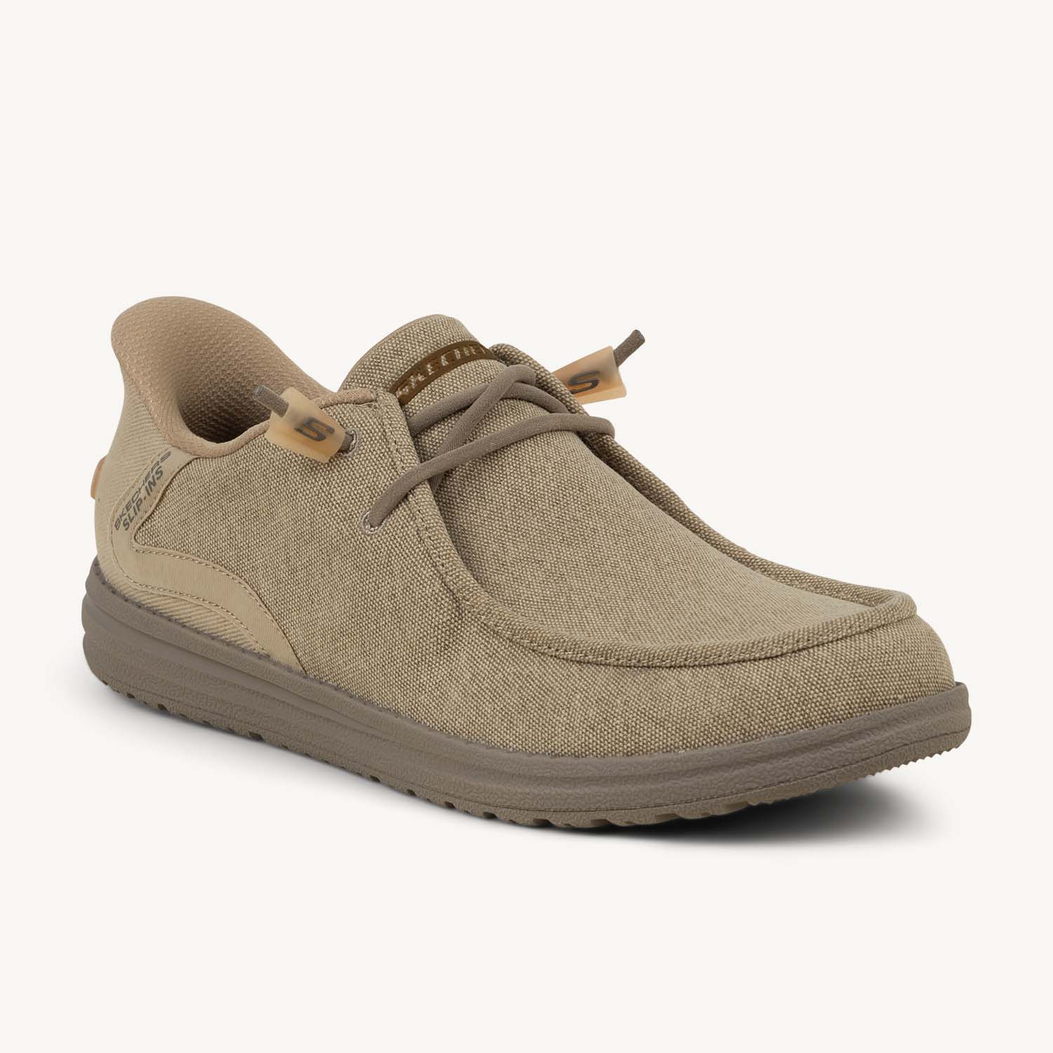 Chaussures bateau Homme SKECHERS MELSON CORONADO SLIP INS Beige