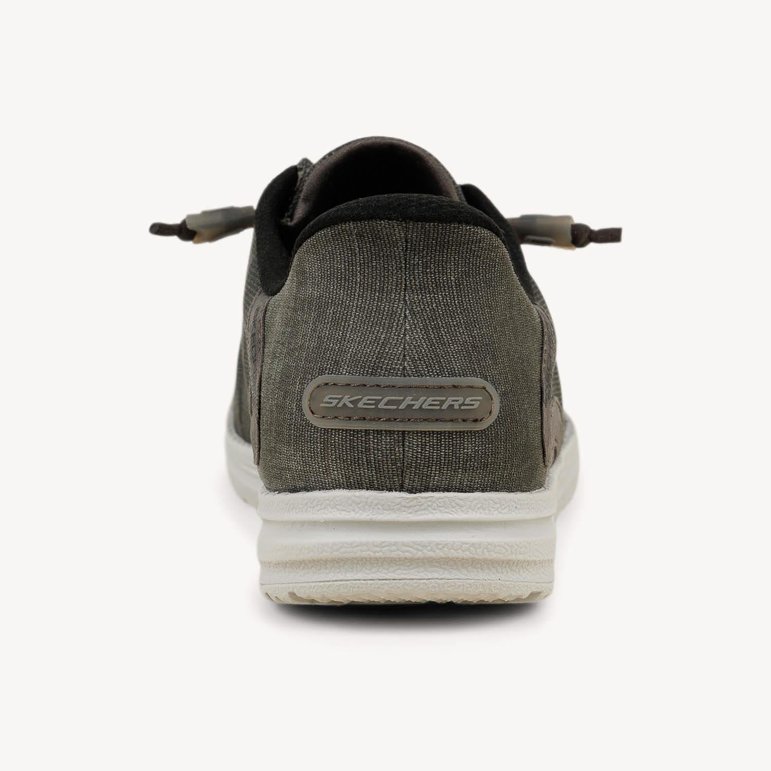 Chaussures bateau Homme SKECHERS MELSON CORONADO SLIP INS Gris