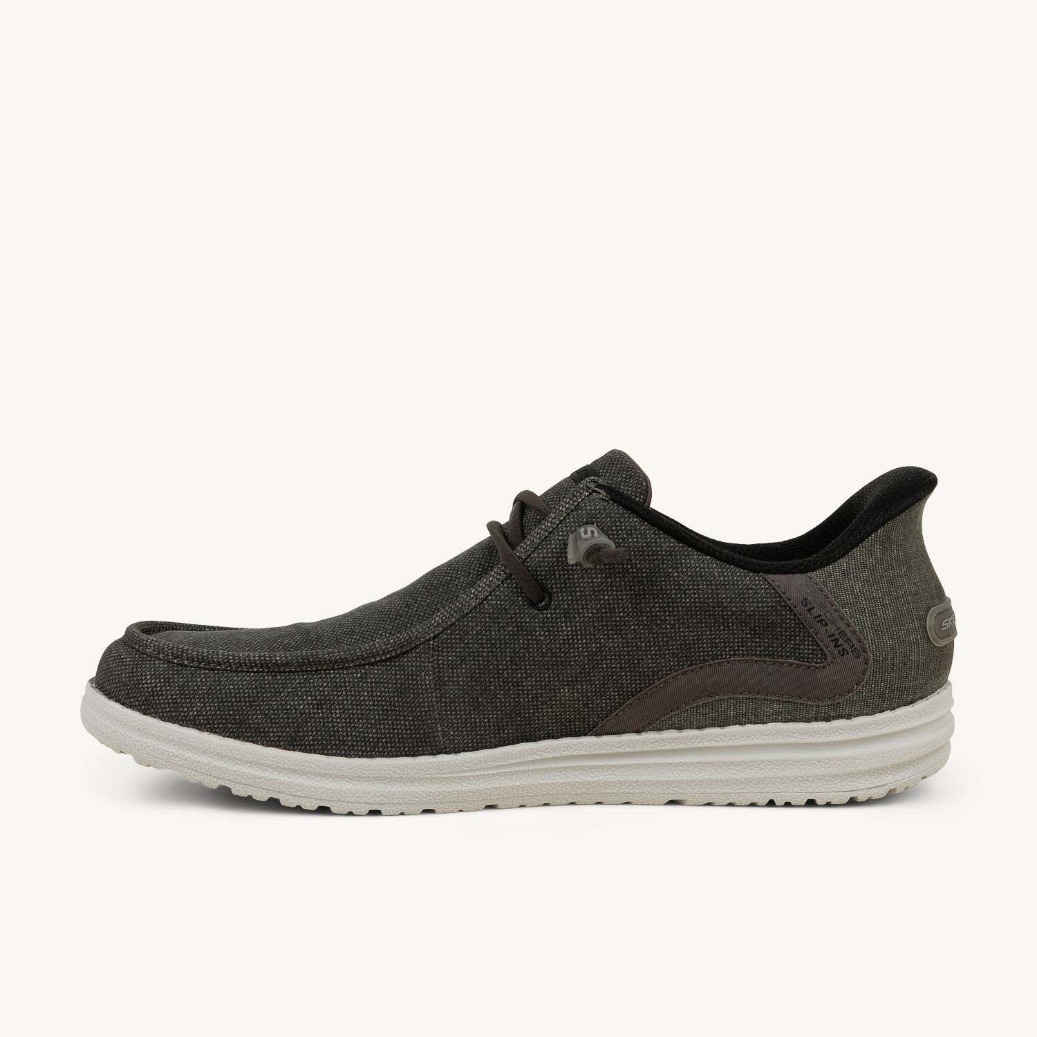 Chaussures bateau Homme SKECHERS MELSON CORONADO SLIP INS Gris