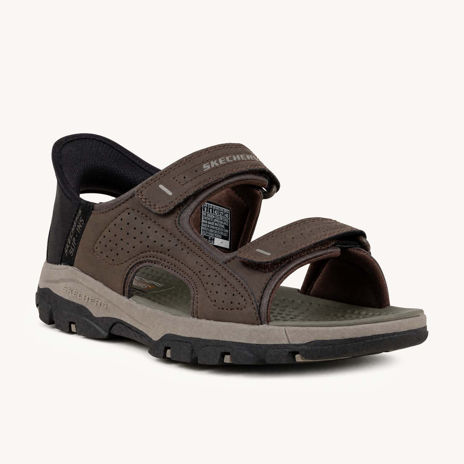 Sandales Homme SKECHERS TRESMEN REECE Marron