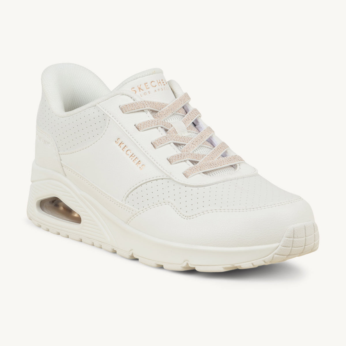 Sneakers Femme SKECHERS UNO BANKSIA LUXE SLIP INS Blanc