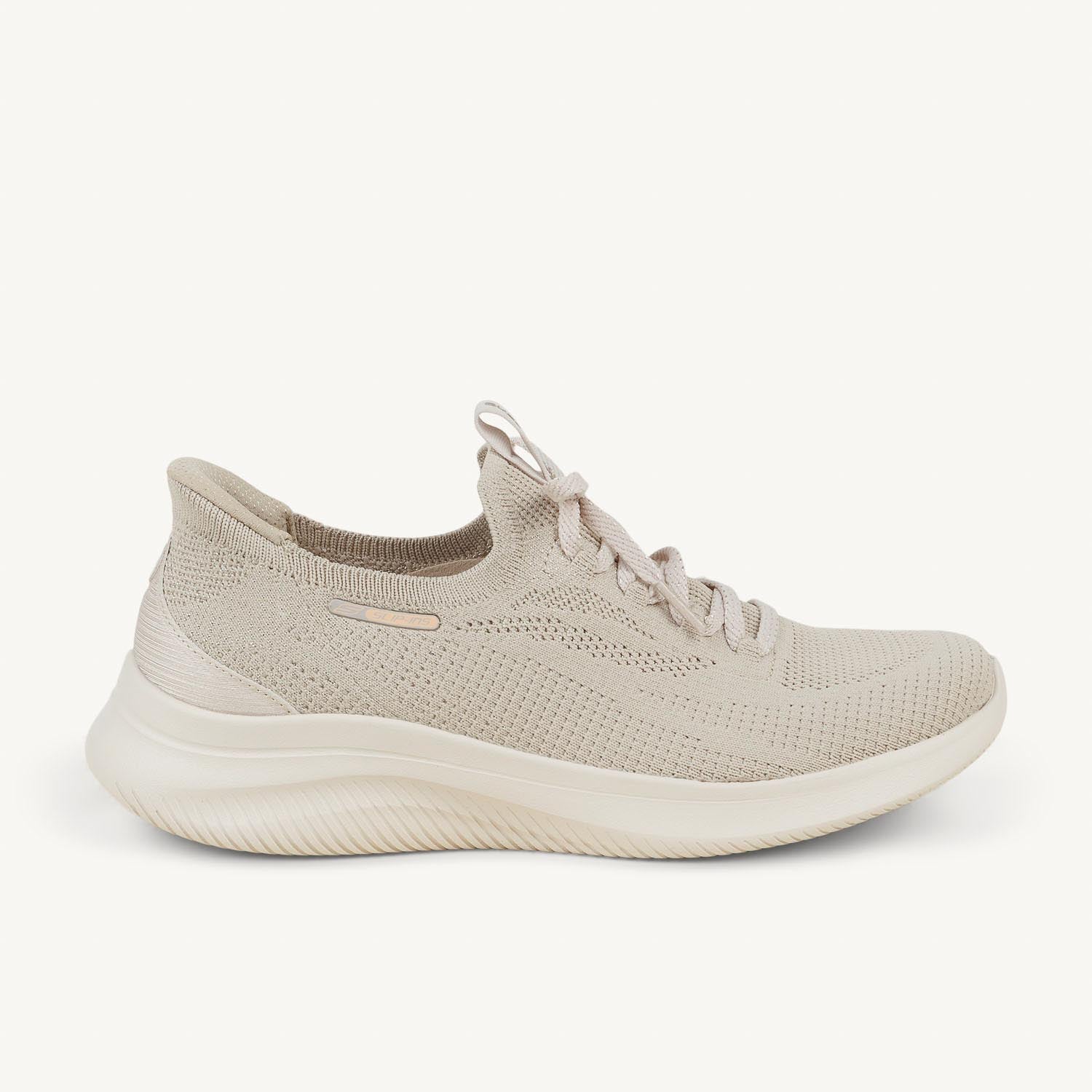 Baskets Femme SKECHERS ULTRA FLEX 4.0 SLIP INS Beige