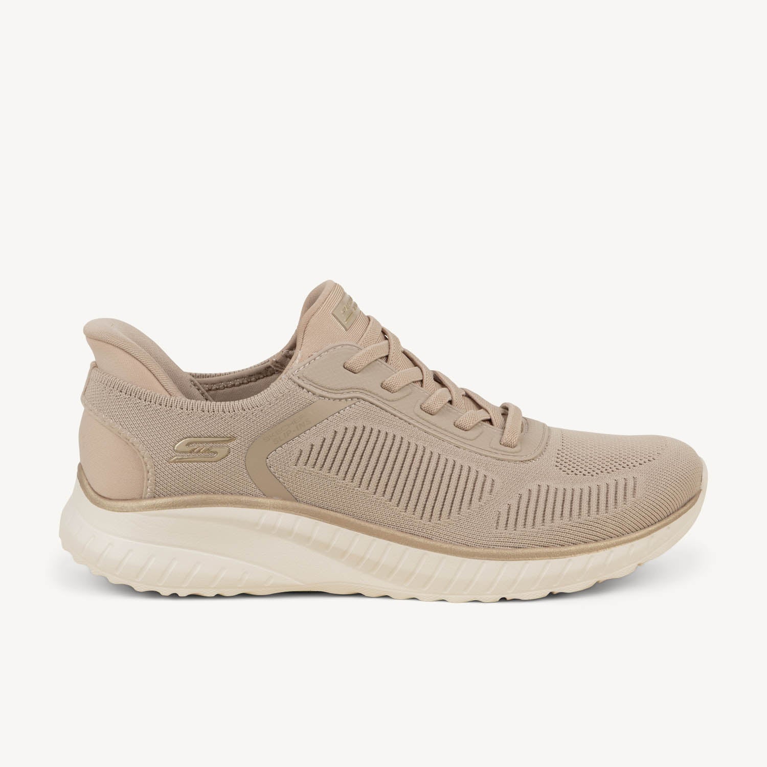 Baskets Femme SKECHERS BOBS SLIP INS Beige