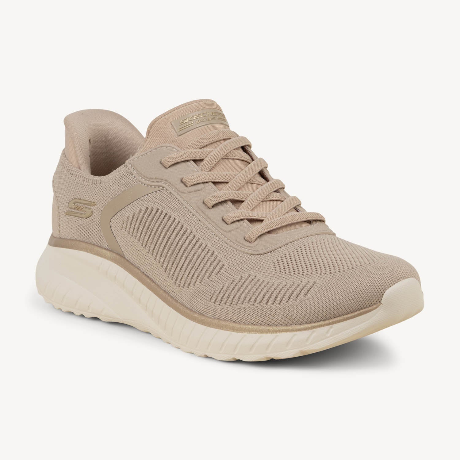 Baskets Femme SKECHERS BOBS SLIP INS Beige