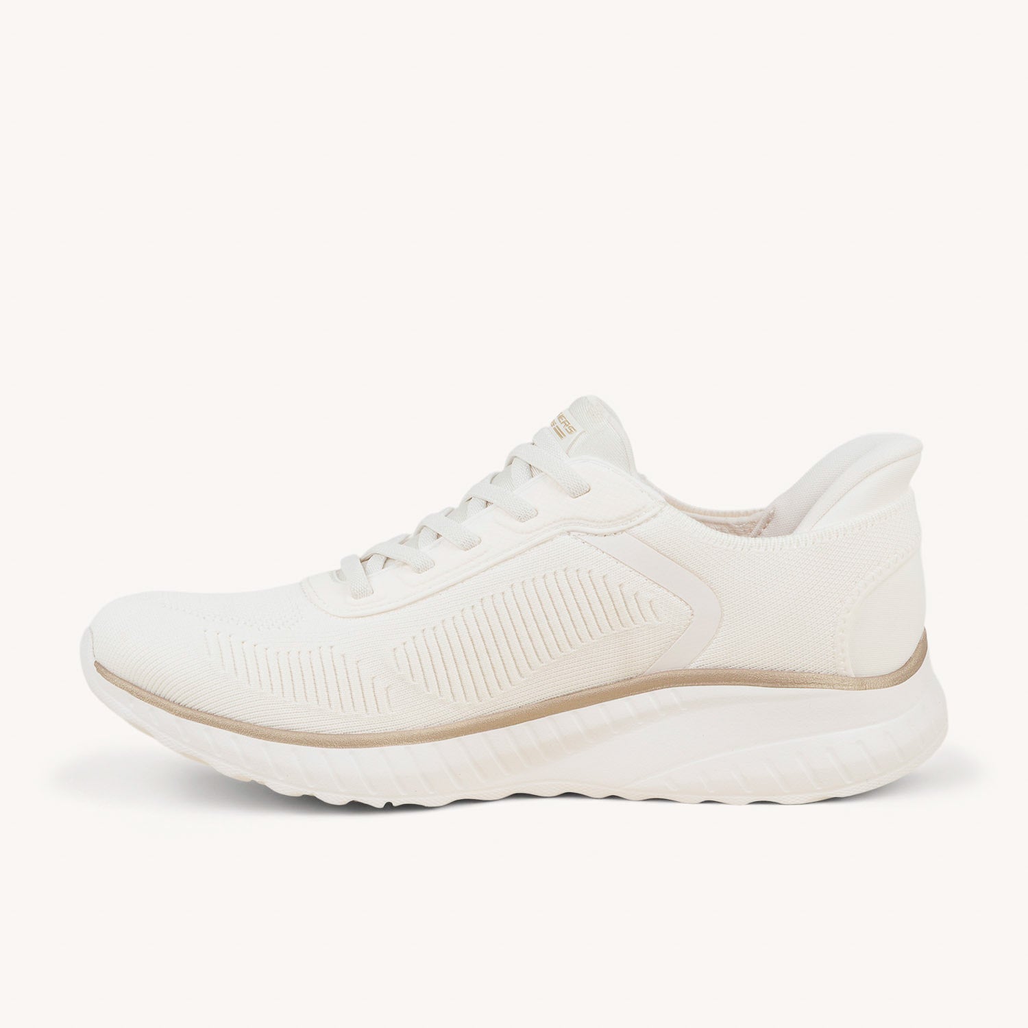 Baskets Femme SKECHERS BOBS SLIP INS Blanc