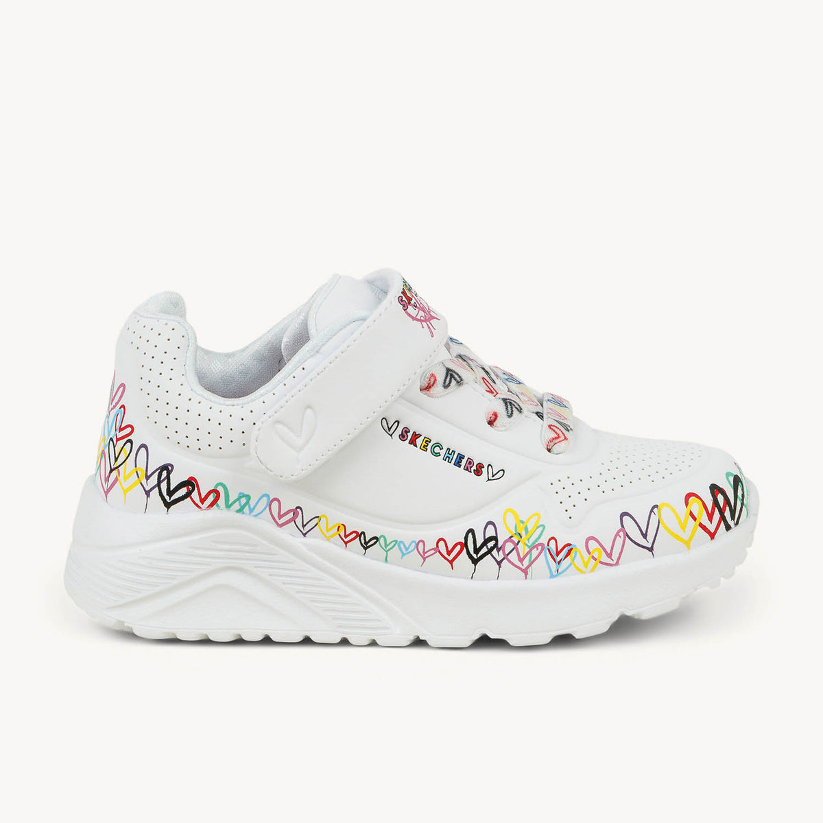 Sneakers Enfant SKECHERS UNO Blanc