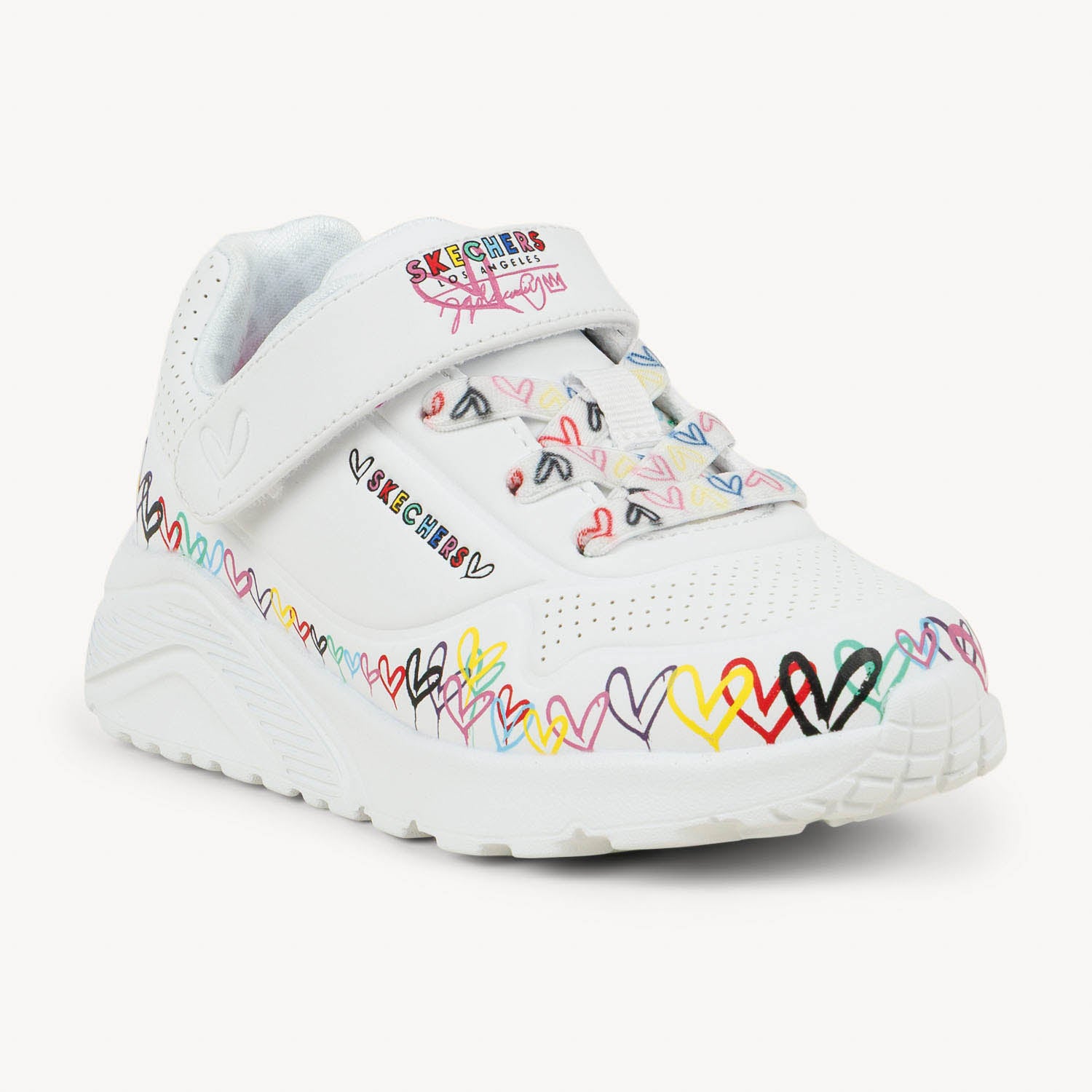 Baskets Enfant SKECHERS UNO Blanc